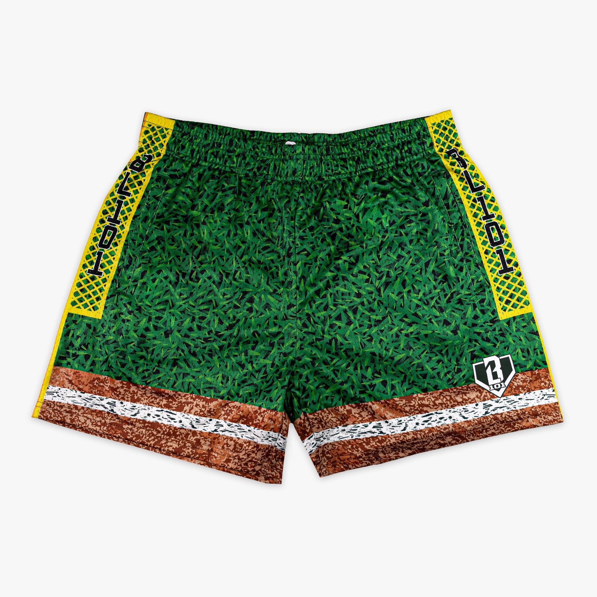 BUDO big mesh shorts☆ブラックグリーン☆XSサイズ Mesh Short Big Basic – Premier