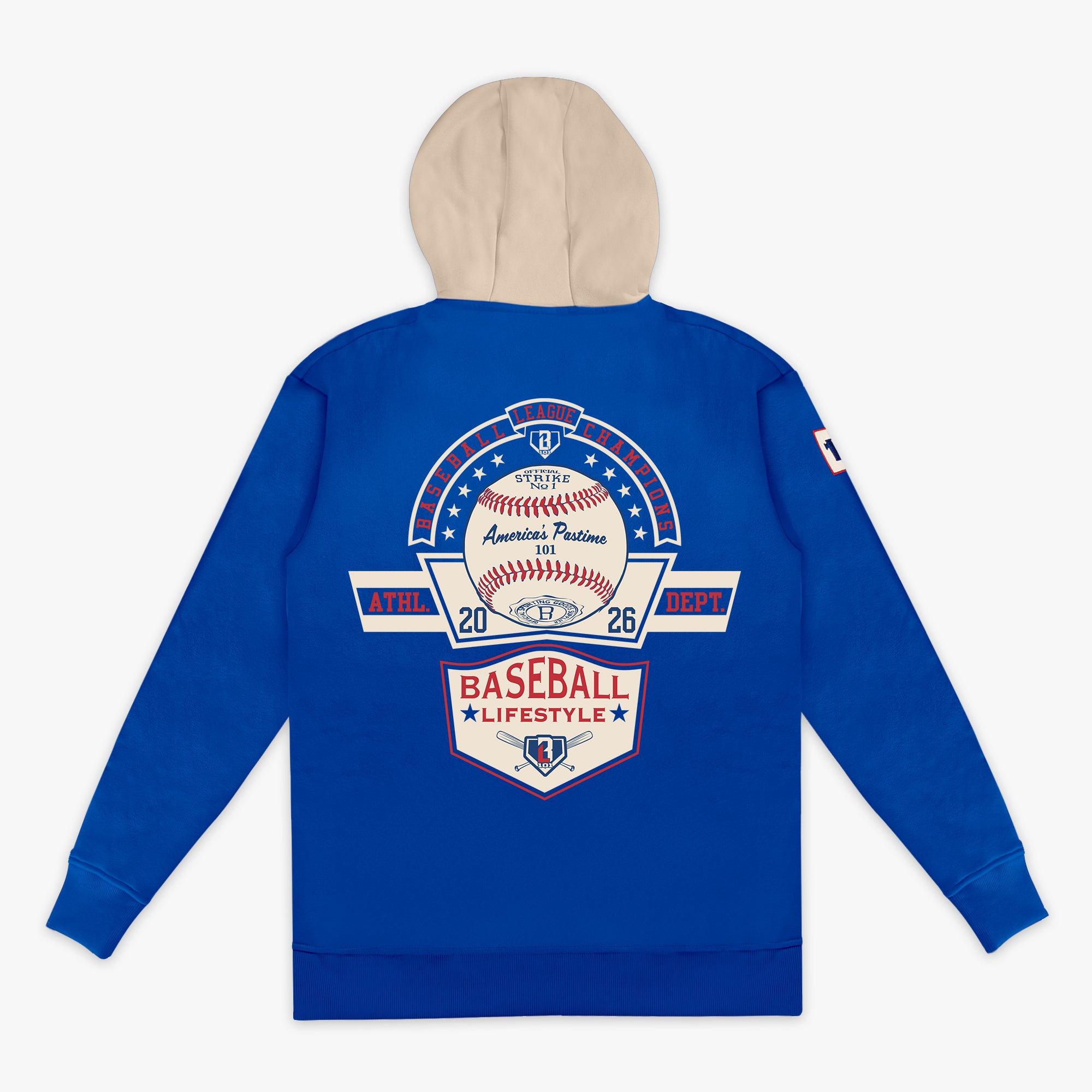 B'MING LIFE STORE Stadium Jumper, M, Navy