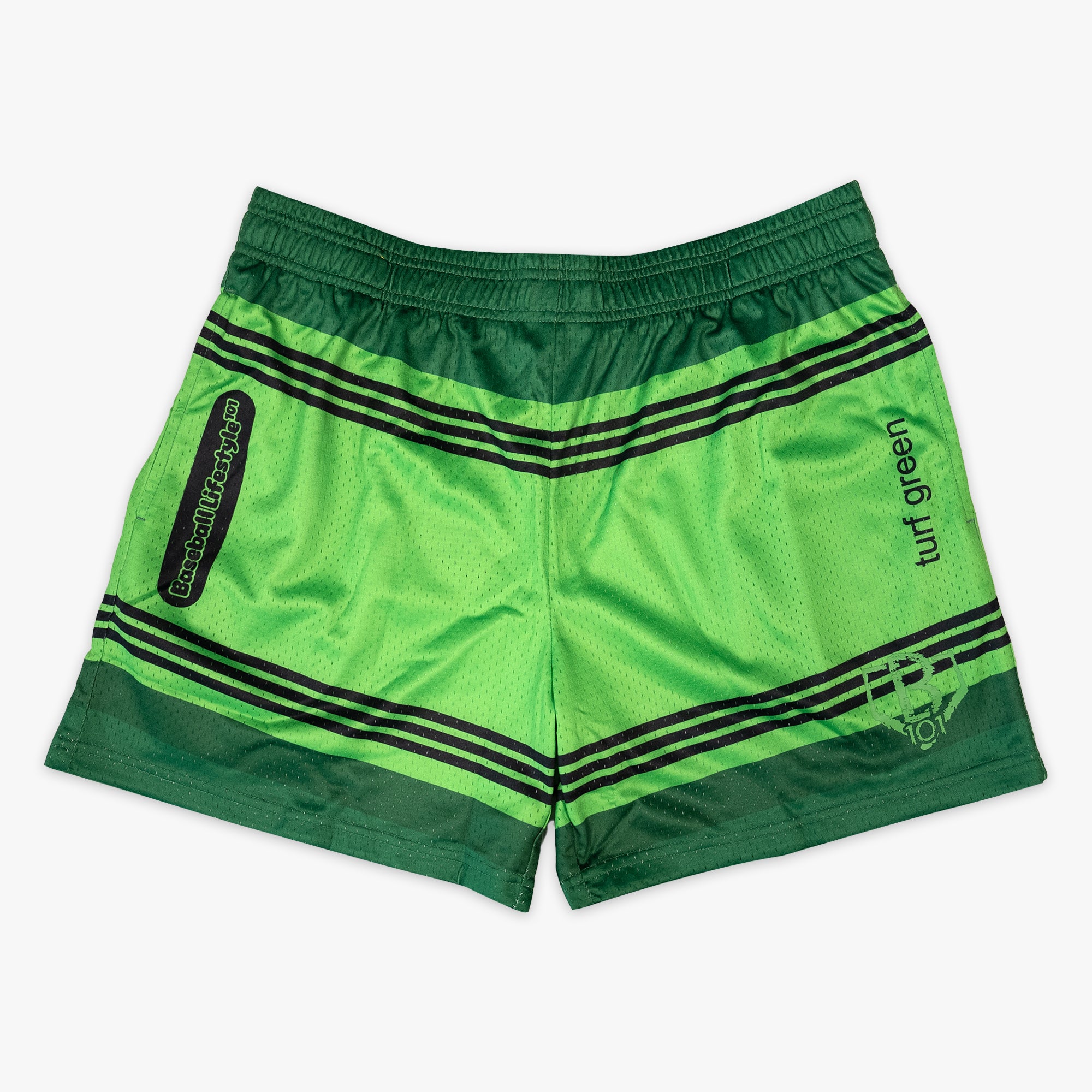 Crayon Shorts - Turf Green - Baseball Lifestyle 101