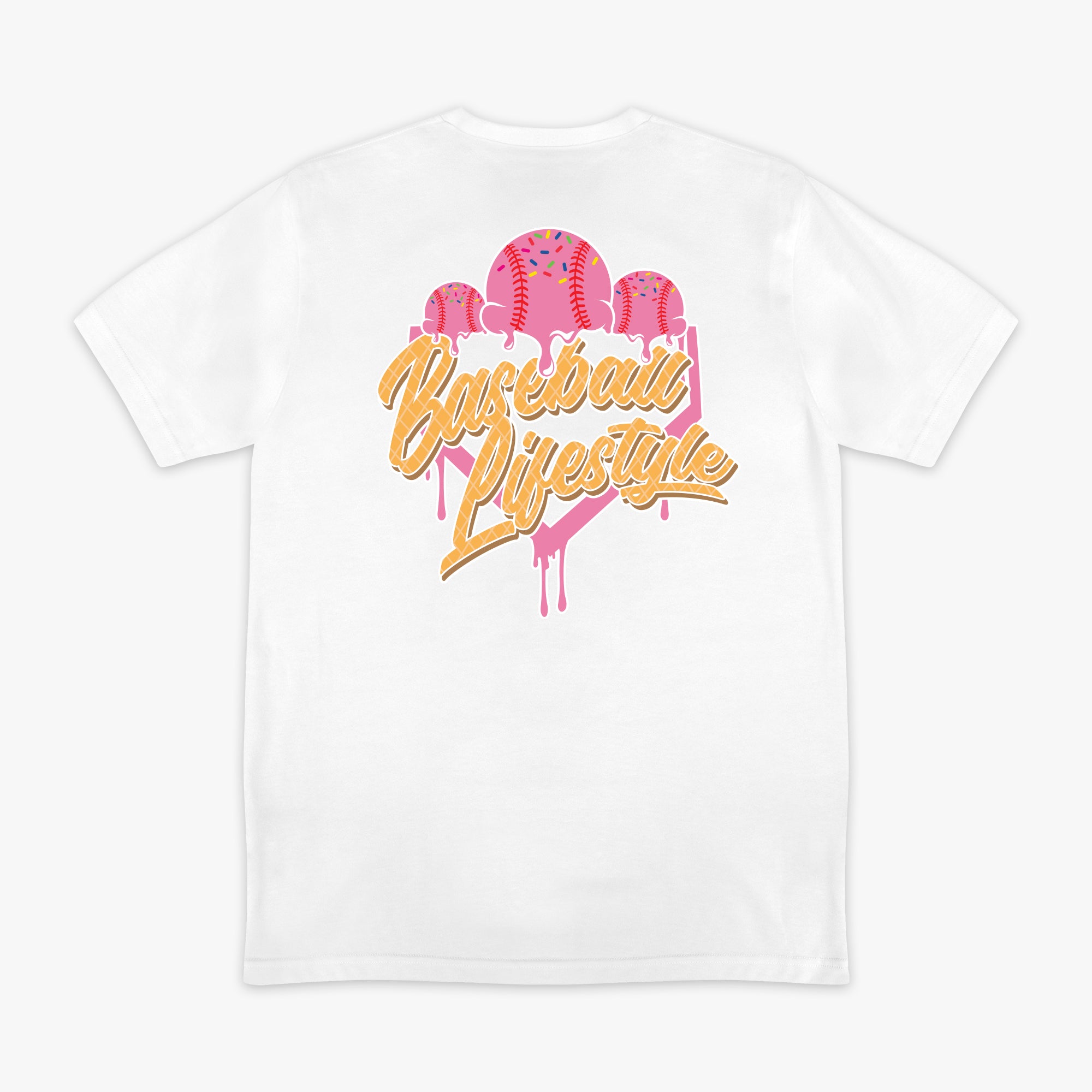 Ice Cream Tee - Strawberry – Baseball Lifestyle 101