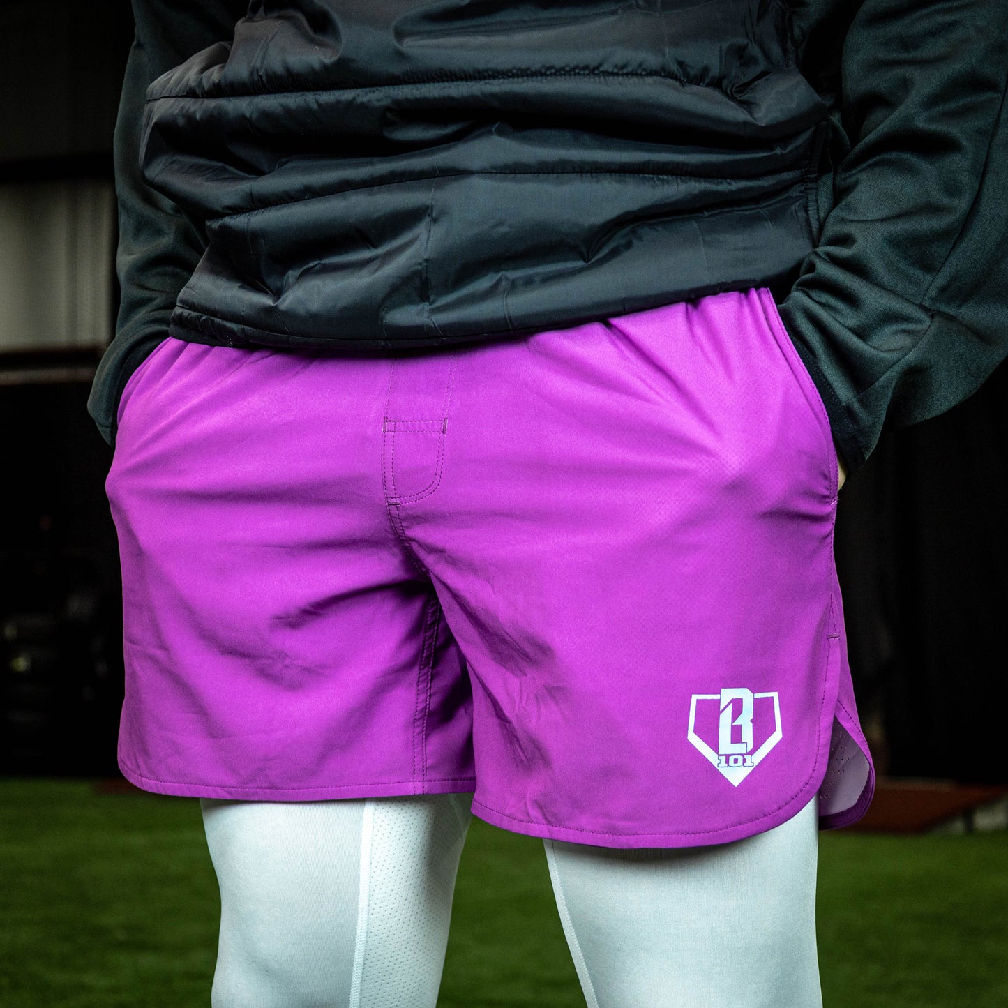 Pro Series Youth Shorts - Purple