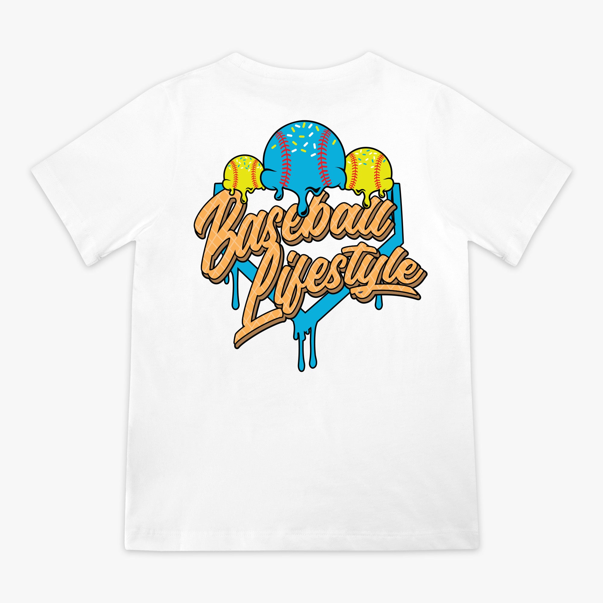 Ice Cream Youth Tee - Blueberry Lemonade - Baseball Lifestyle 101