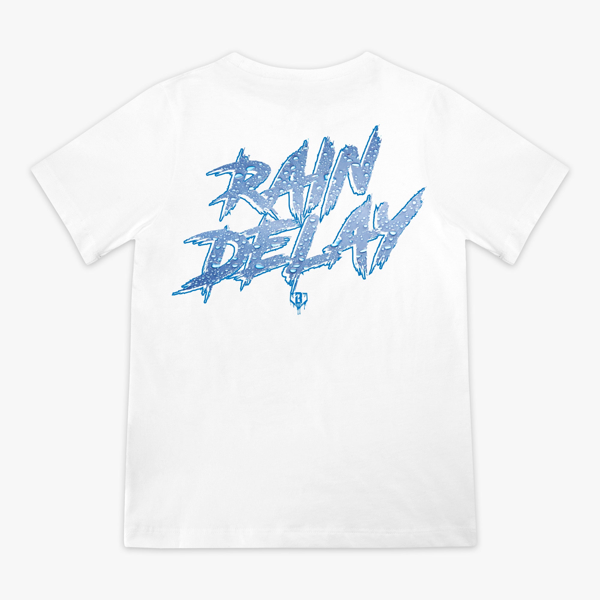 Rain Delay Youth Tee - White - Baseball Lifestyle 101