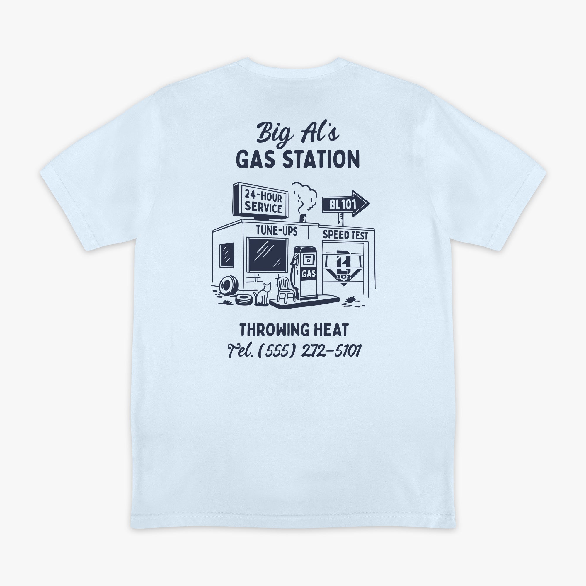 Throwing Heat Tee - Baseball Lifestyle 101