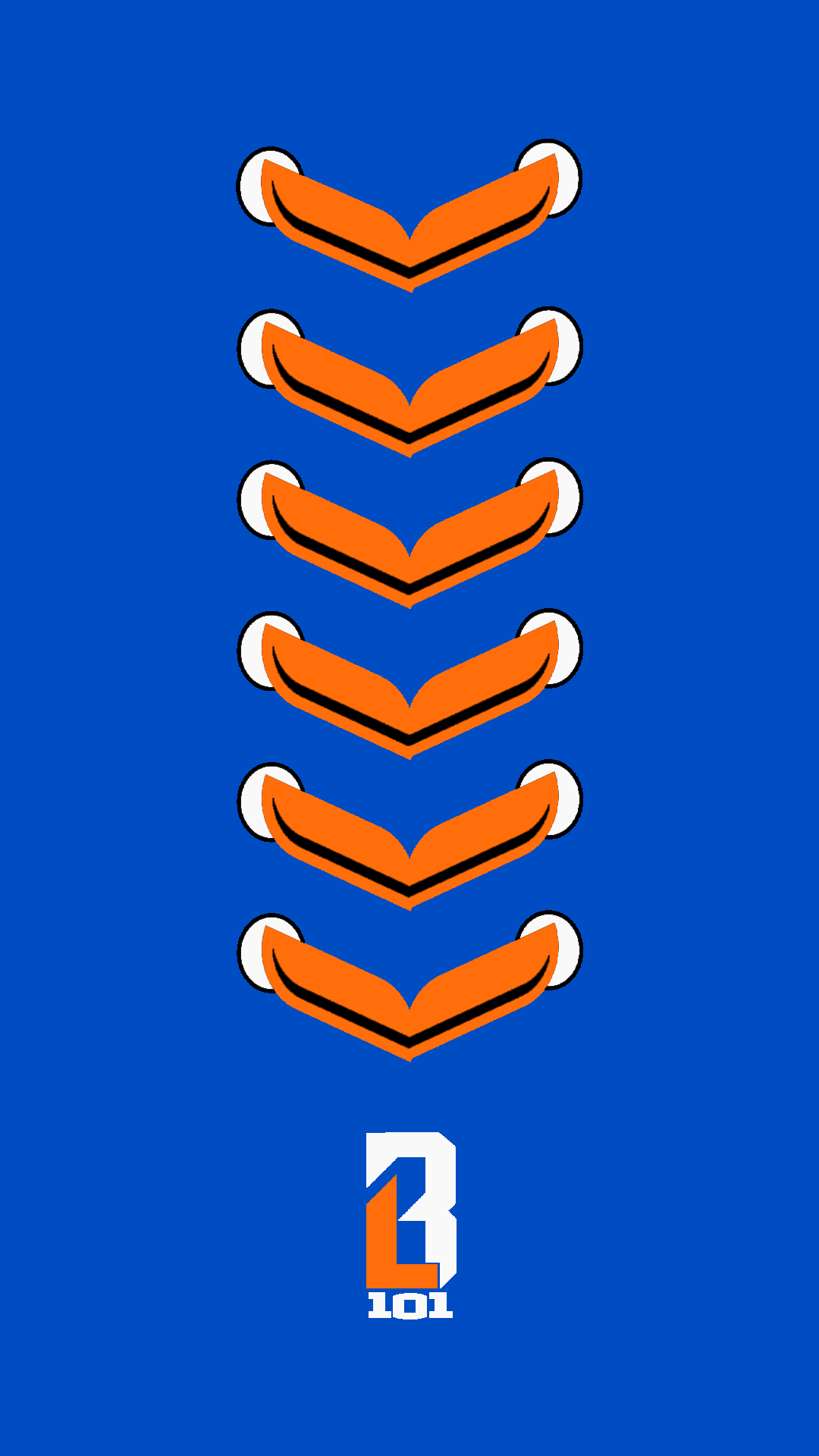 Wallpaper Wednesday - Blue and Orange City