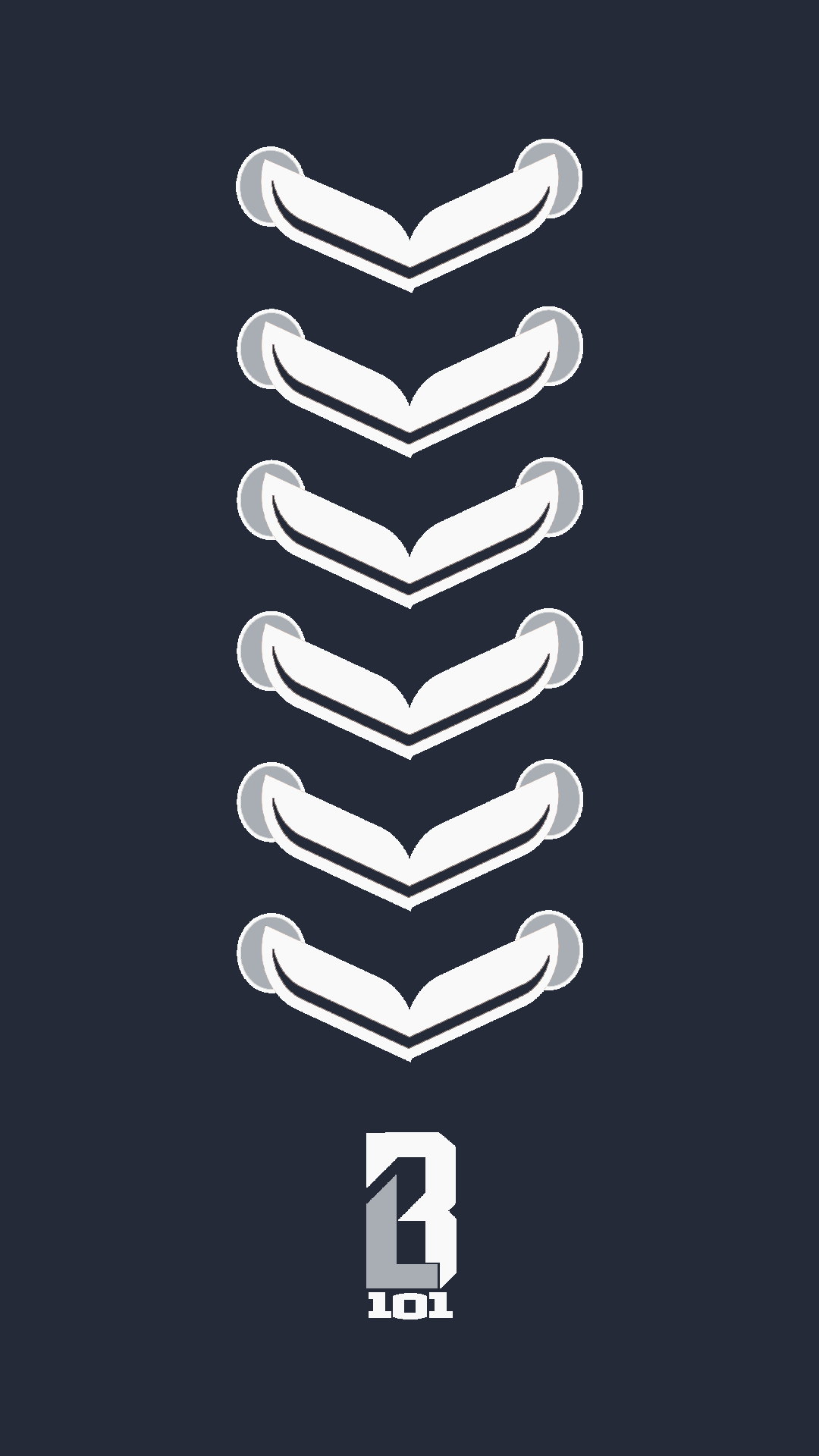 Wallpaper Wednesday - Navy and White City