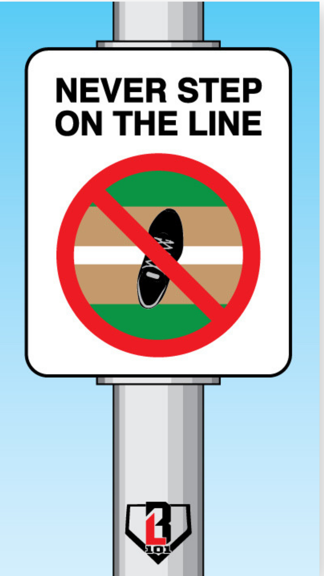 Wallpaper Wednesday - Never Step On The Line