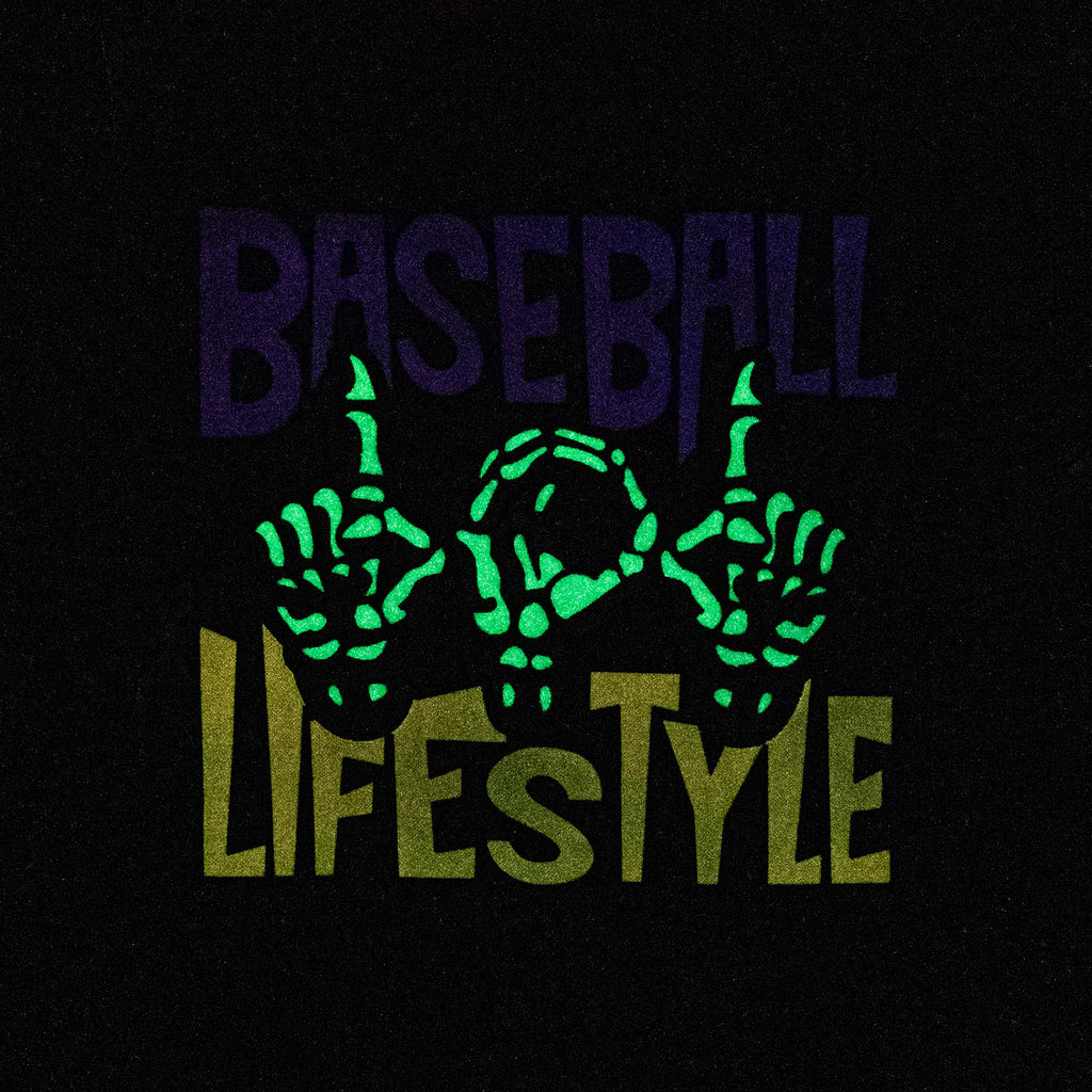 Black youth armsleeve with "101 Skeleton" design