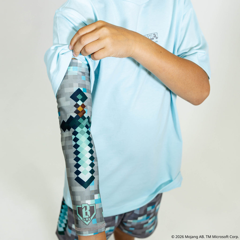 BL101 X Minecraft Diamond Mining Arm Sleeve