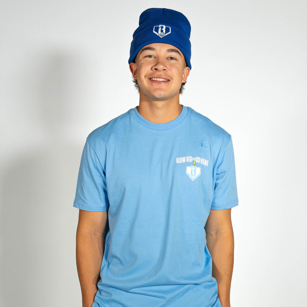 Blue Baseline Beanie beanie