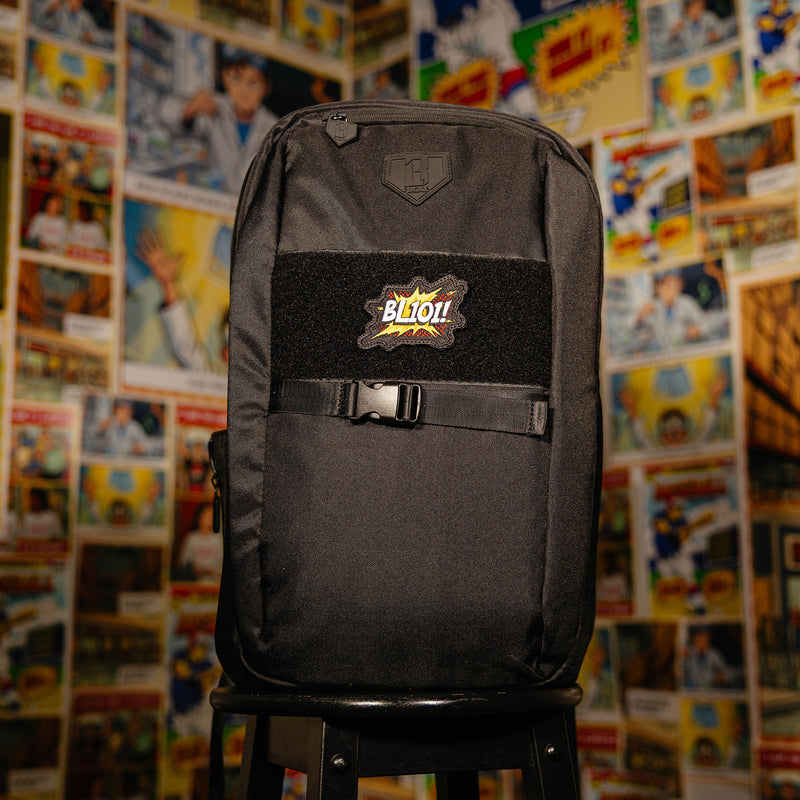 Black patch with "Comic Book" design — product view