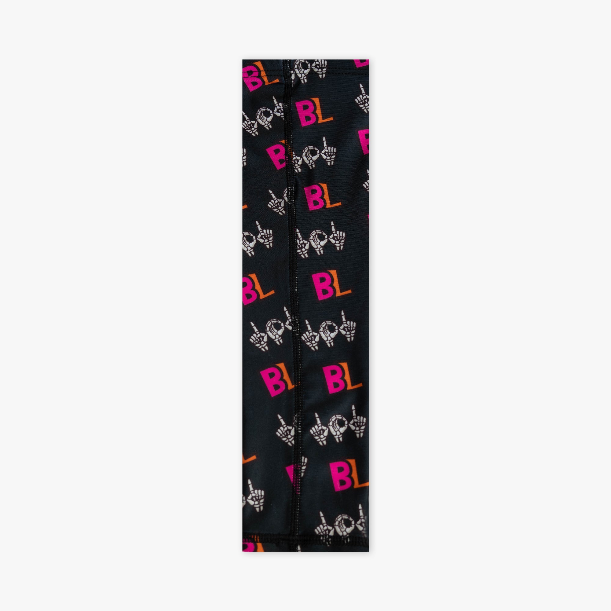 Black youth armsleeve with "101 Skeleton" design