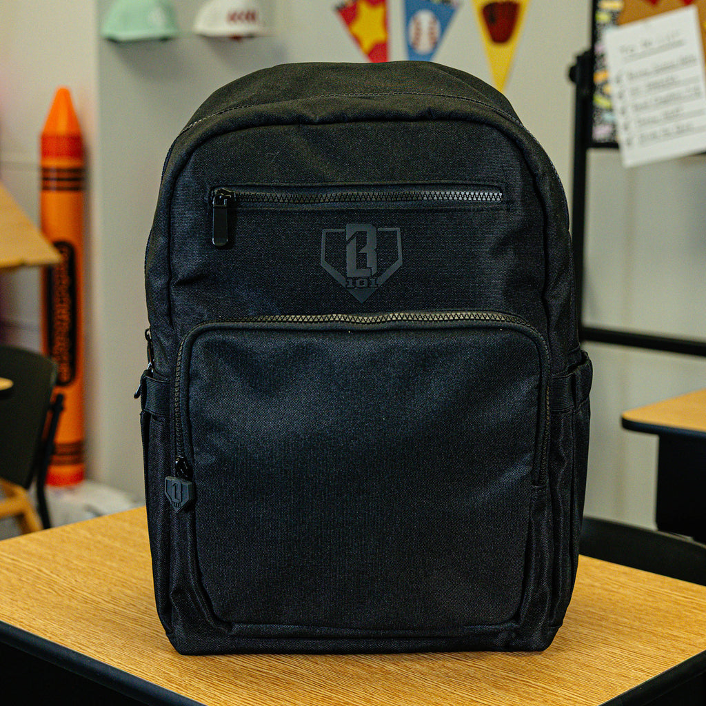 Black Rotation backpack — back view