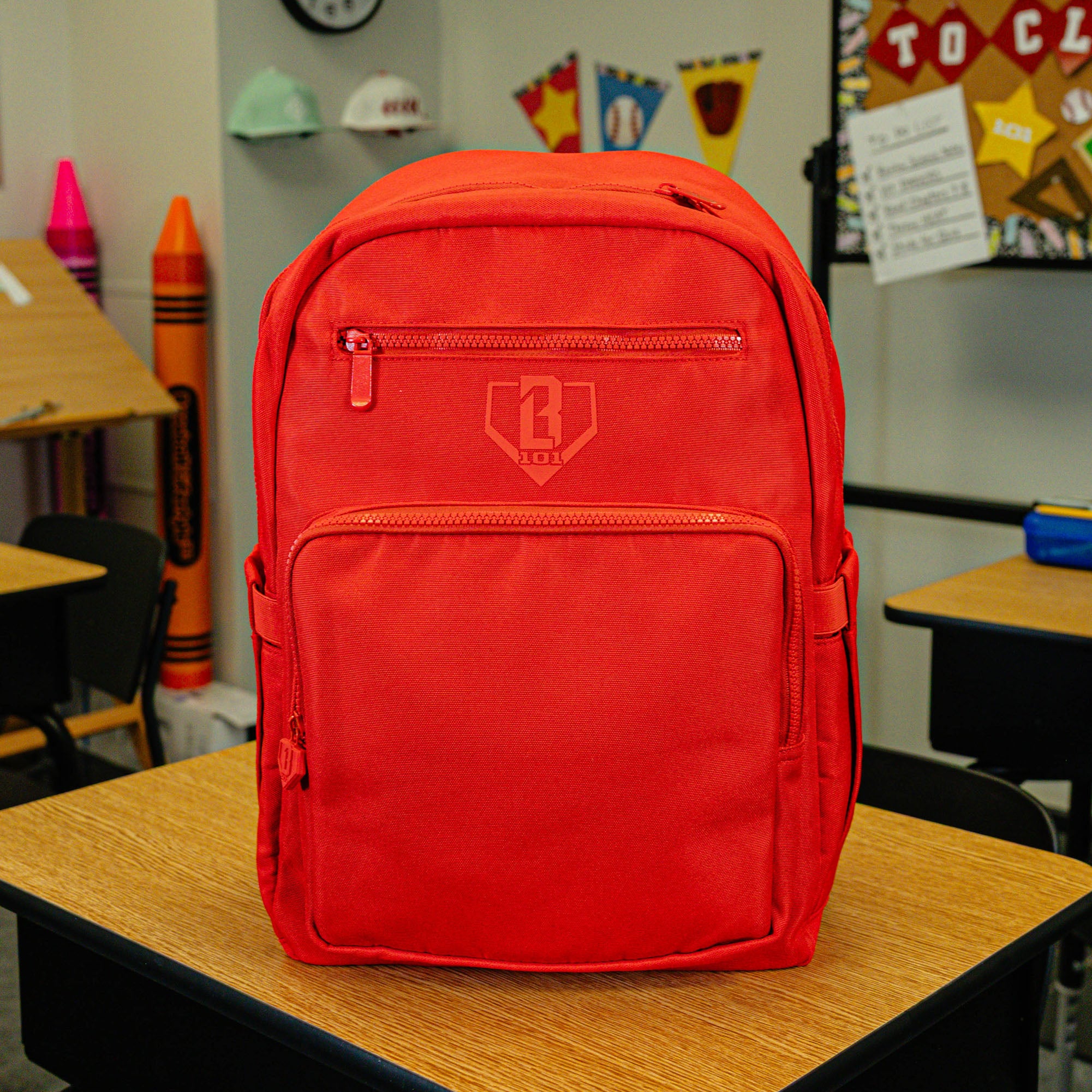 Rotation Backpack - Red - Baseball Lifestyle 101
