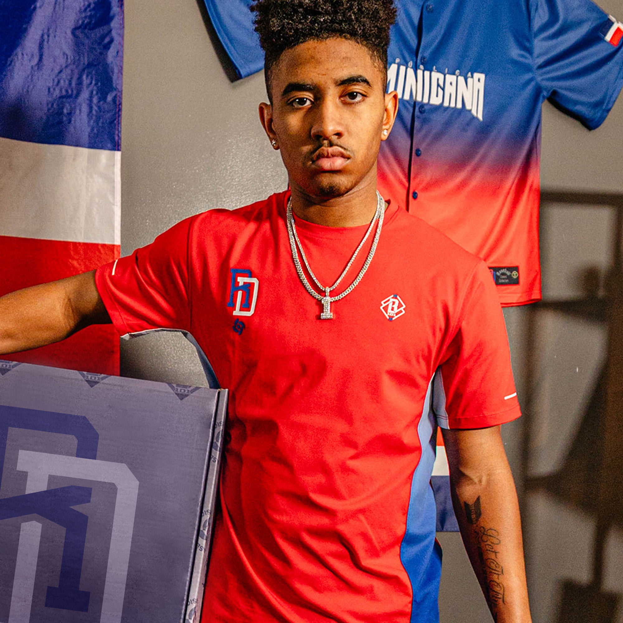 Diamond Tech Vented Tee - Dominican Republic - Baseball Lifestyle 101