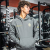 Off-Field Waffle Performance Youth Hoodie - Gray/Yellow