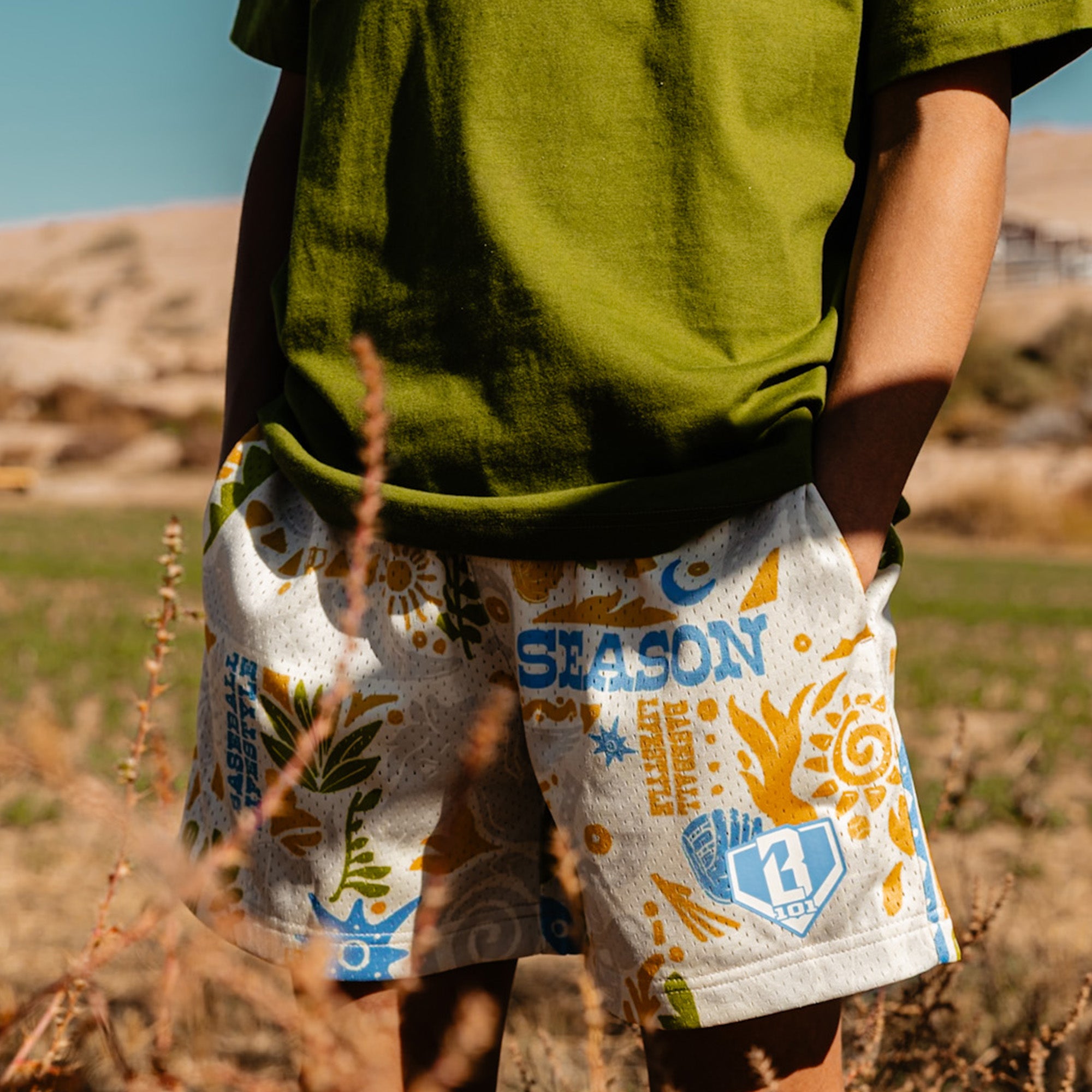 Cactus Curve Shorts - Baseball Lifestyle 101