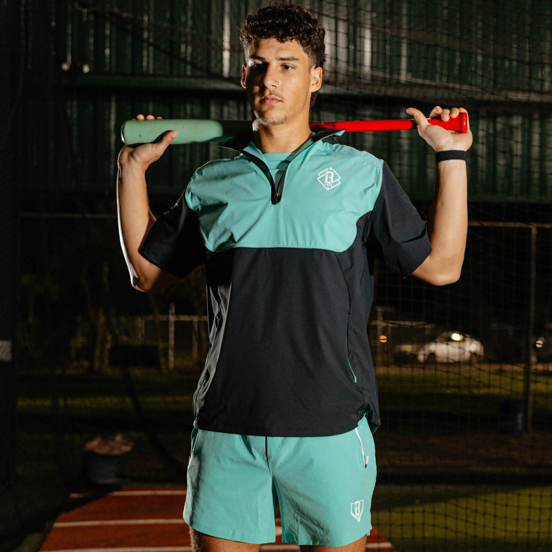 Diamond Tech Pro Cage Jacket - Black/Teal