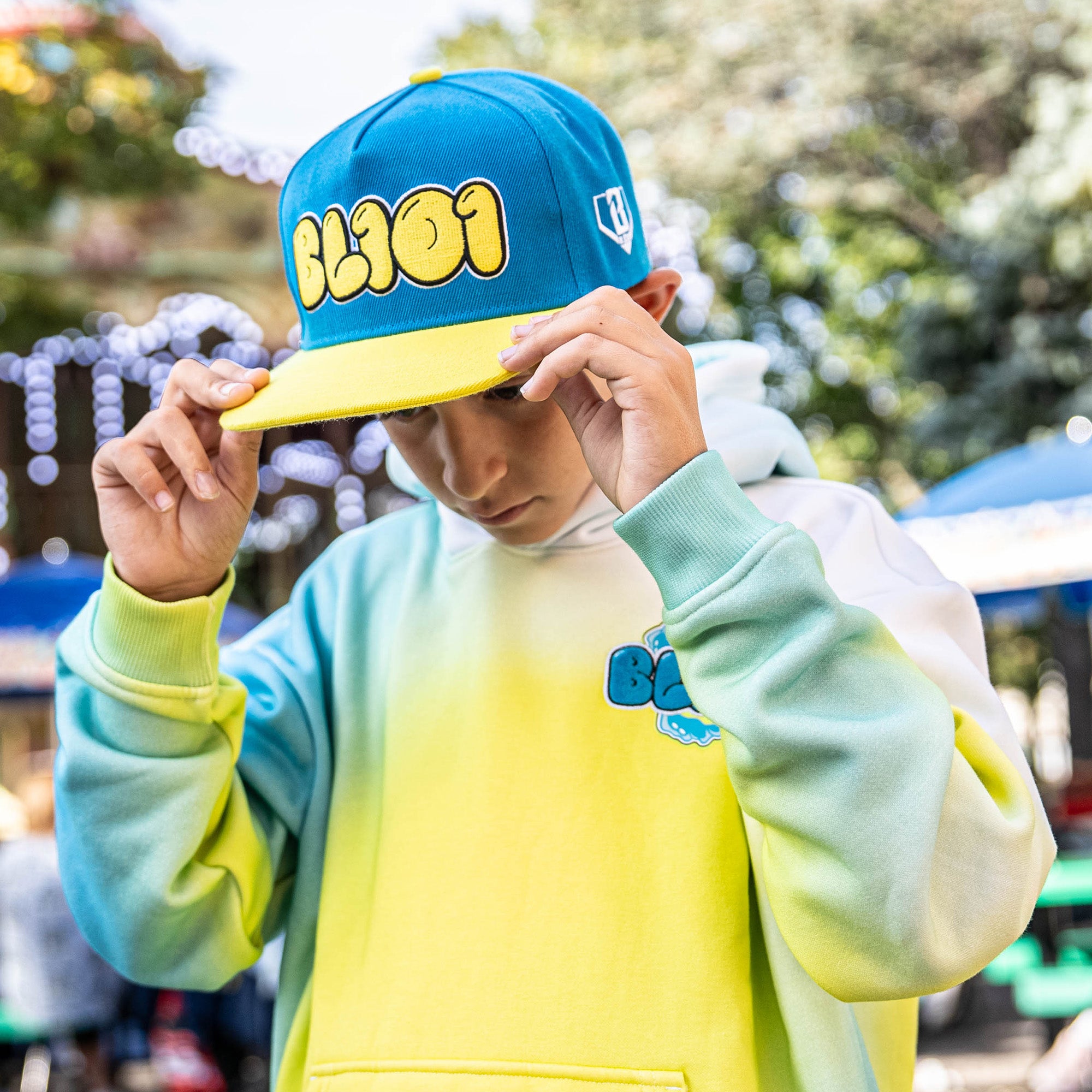 Cotton Candy Snapback - Blueberry Lemonade - Baseball Lifestyle 101