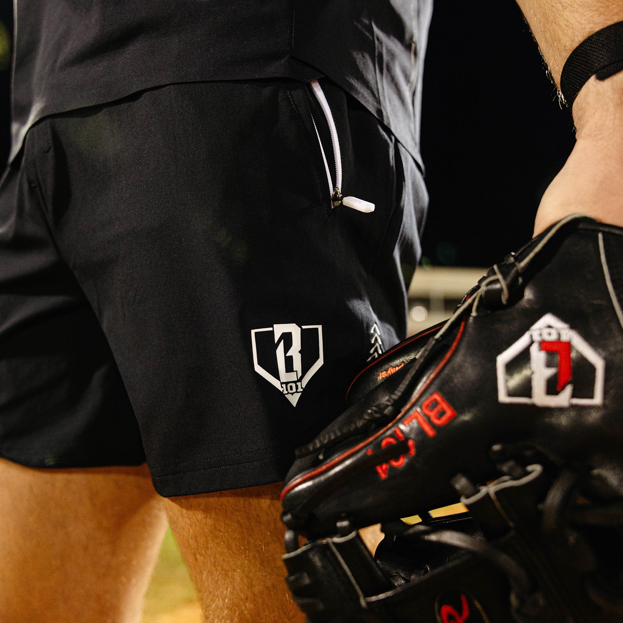 Pro Series Youth Shorts V2 with Liner - Black/White