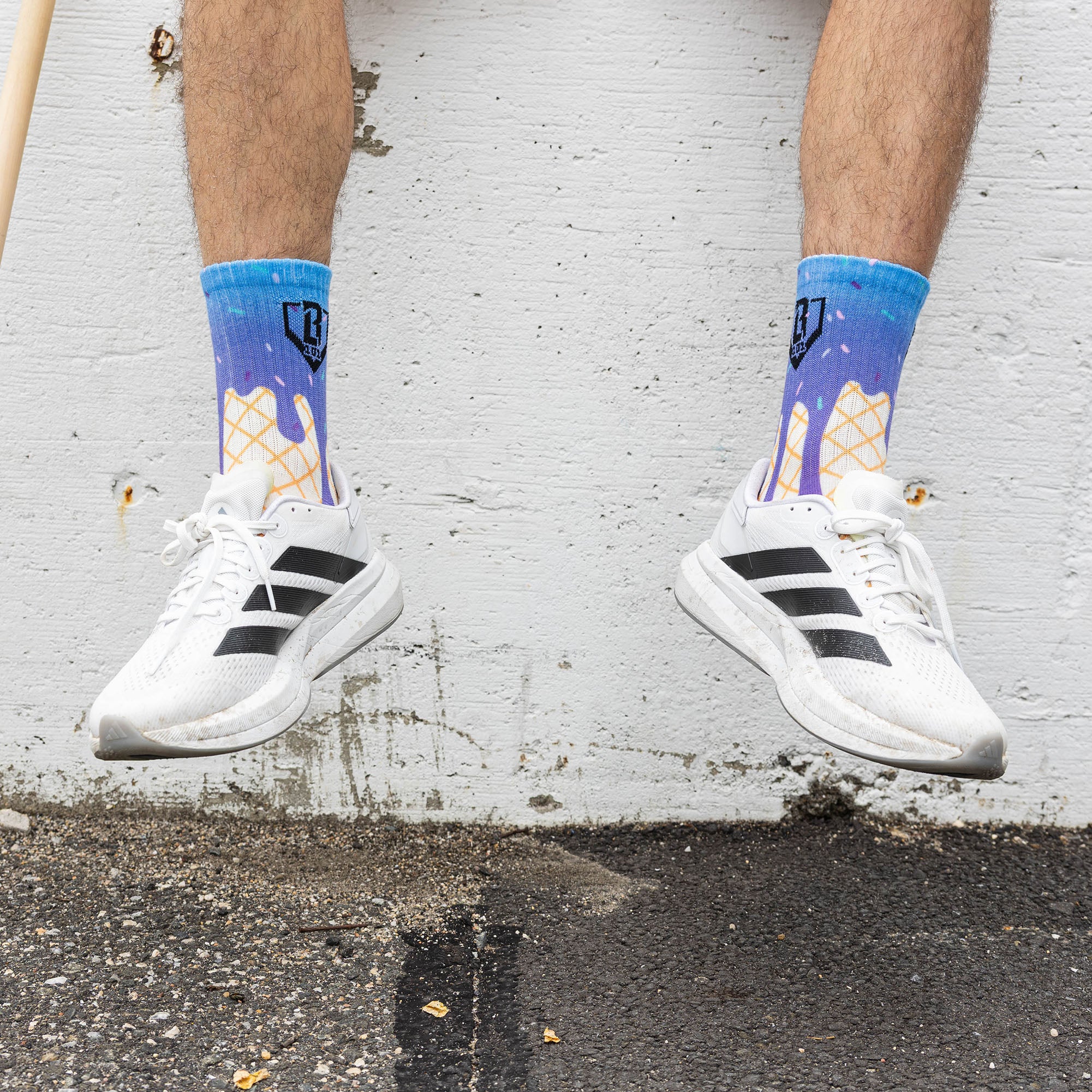 Ice Cream Performance Socks - Galaxy 3-Pack