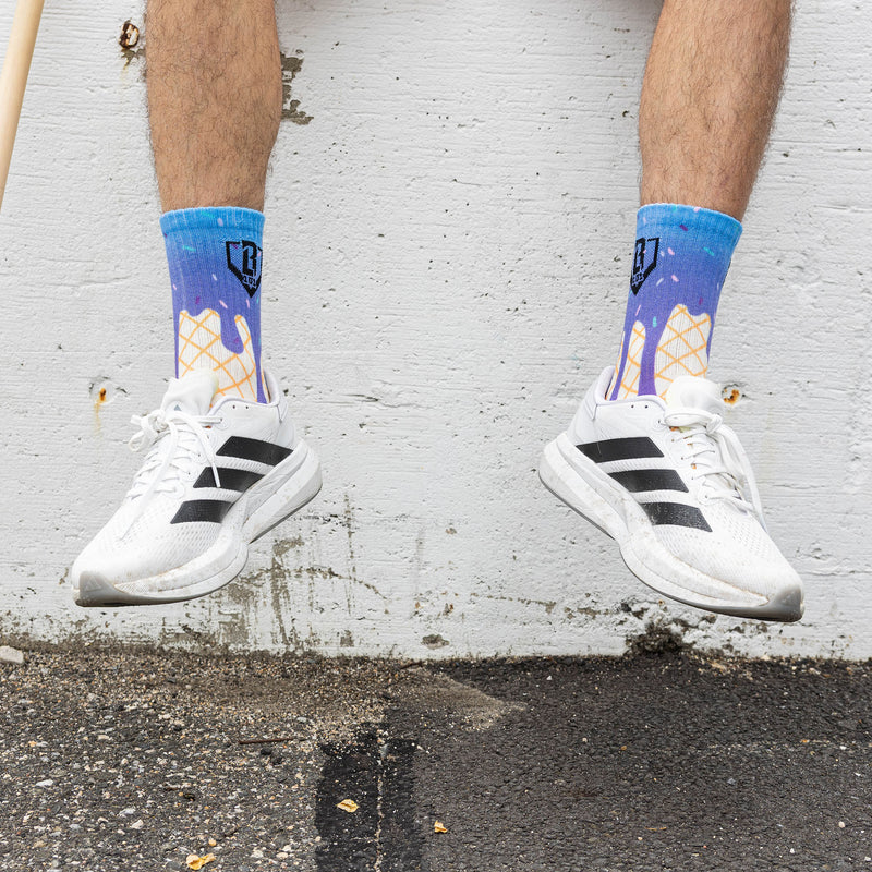Ice Cream Performance Socks - Galaxy 3-Pack
