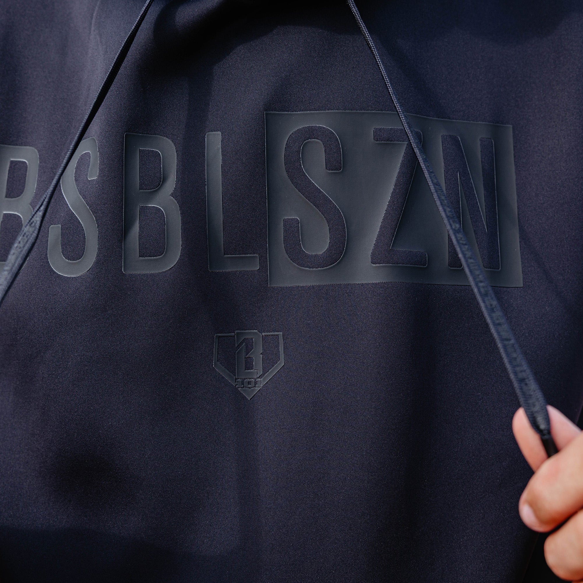 BSBL-SZN Short Sleeve Hoodie V3 - Blackout