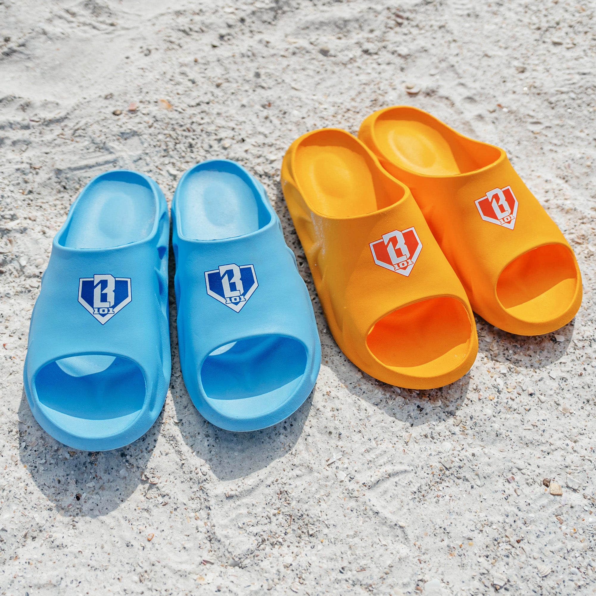 Adult Slides - Orange - Baseball Lifestyle 101