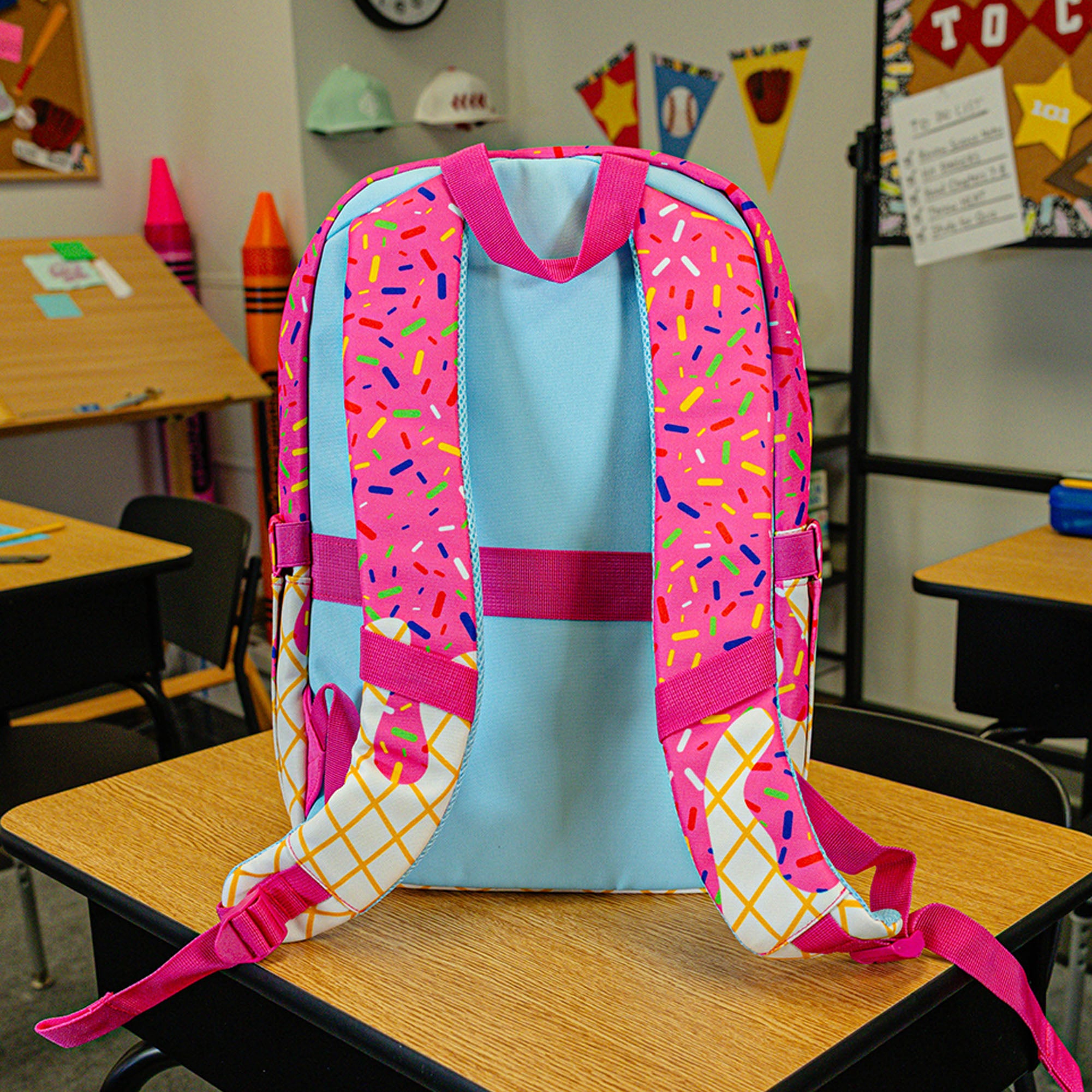 Ice Cream Rotation Backpack - Strawberry