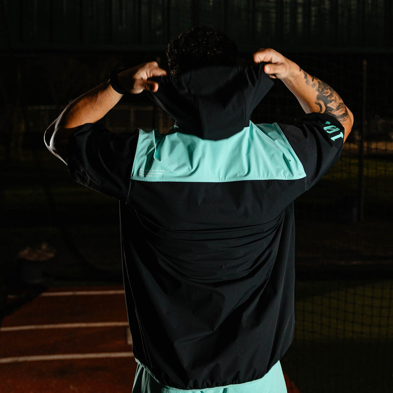 Diamond Tech Pro Cage Jacket - Black/Teal