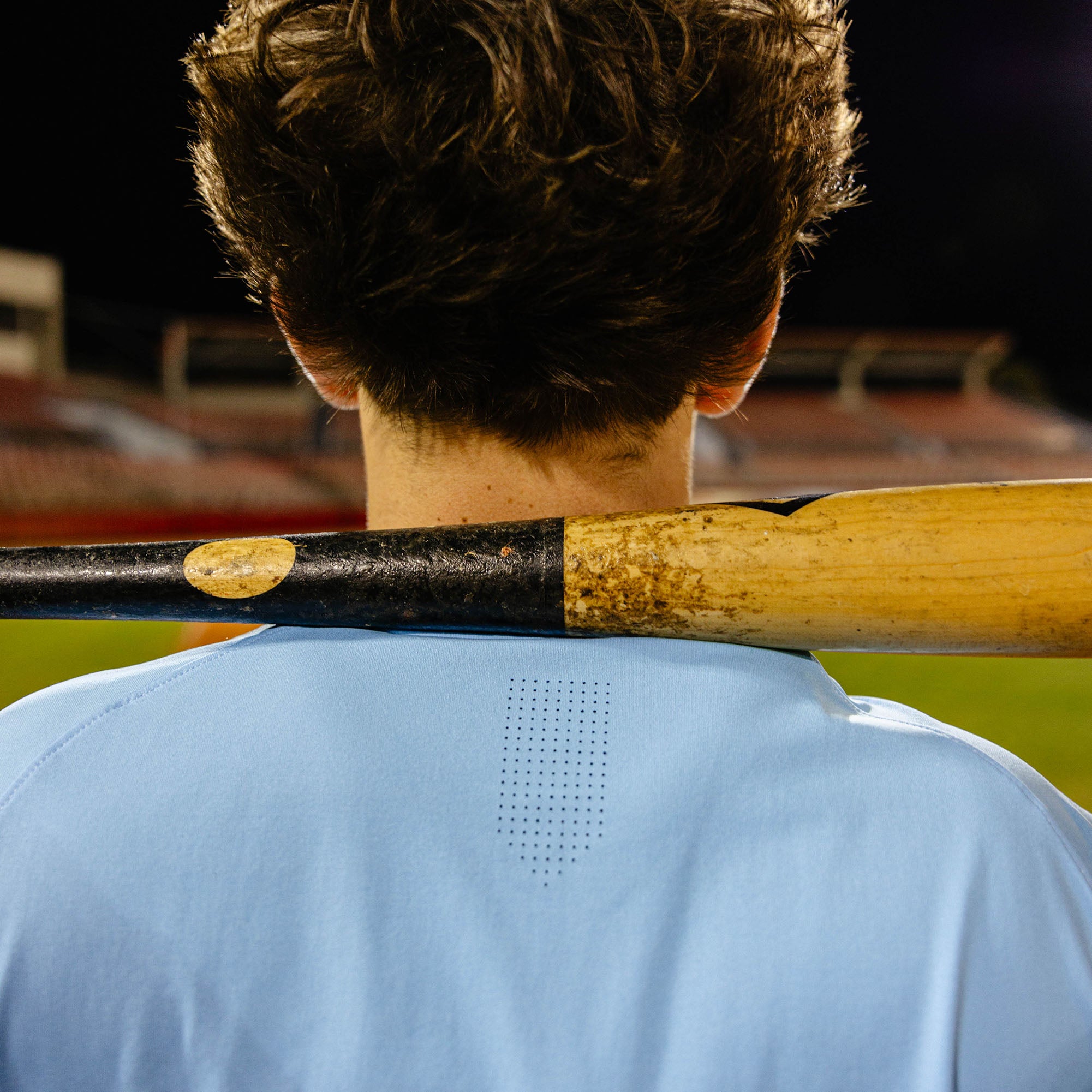 Diamond Tech Vented Youth Tee - Blue