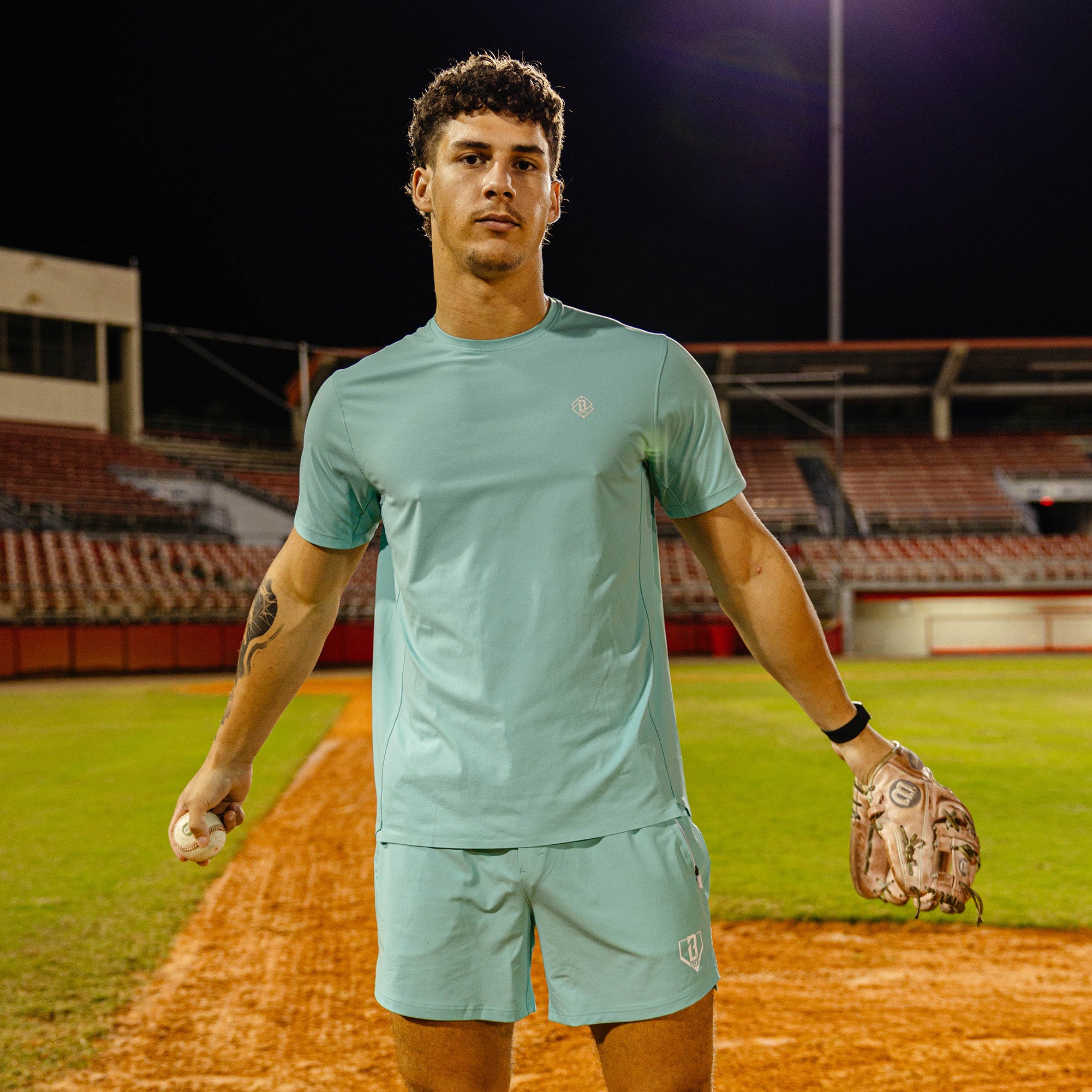 Diamond Tech Vented Tee - Teal - Baseball Lifestyle 101