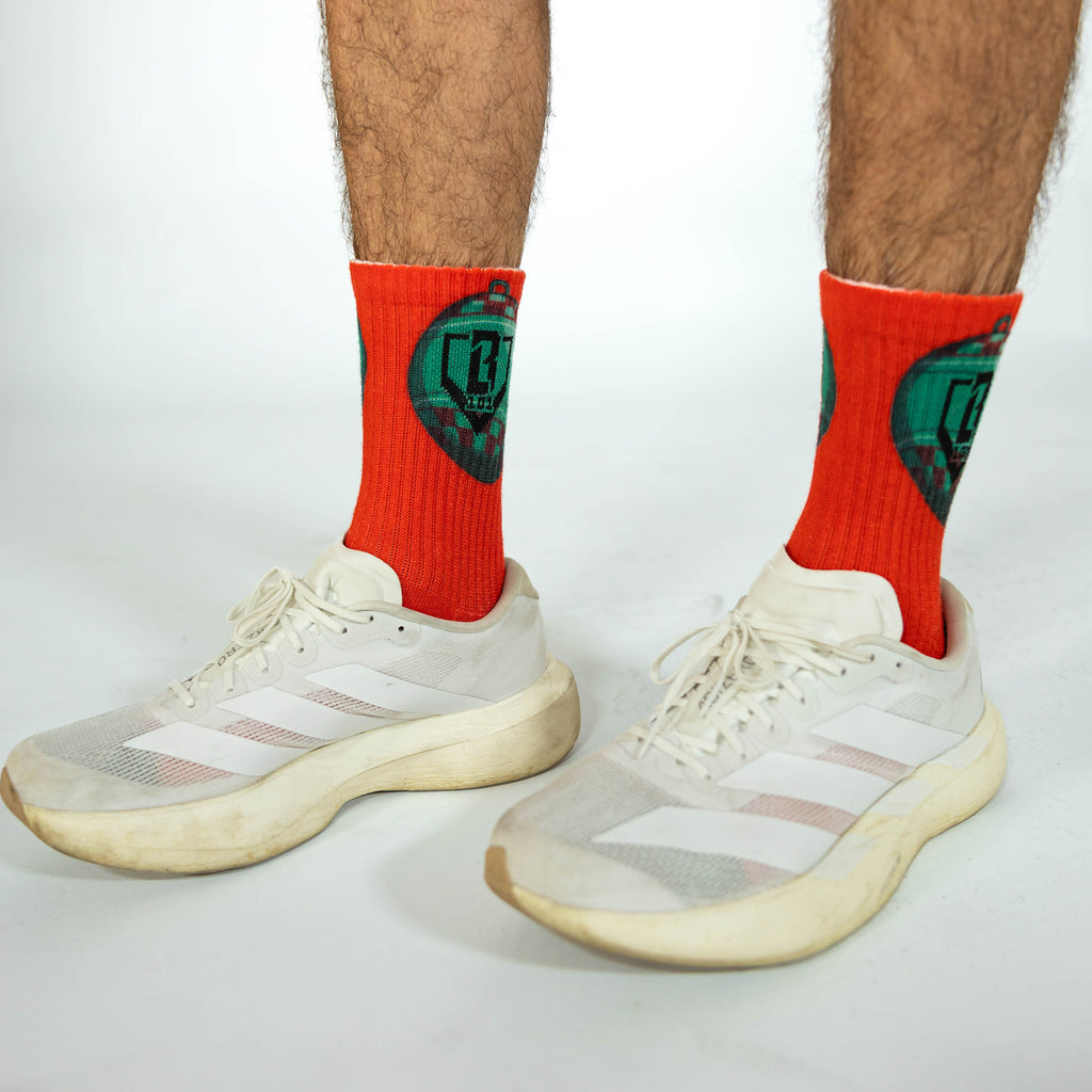 Multi-color BL101 Holiday performance socks, 3-pack