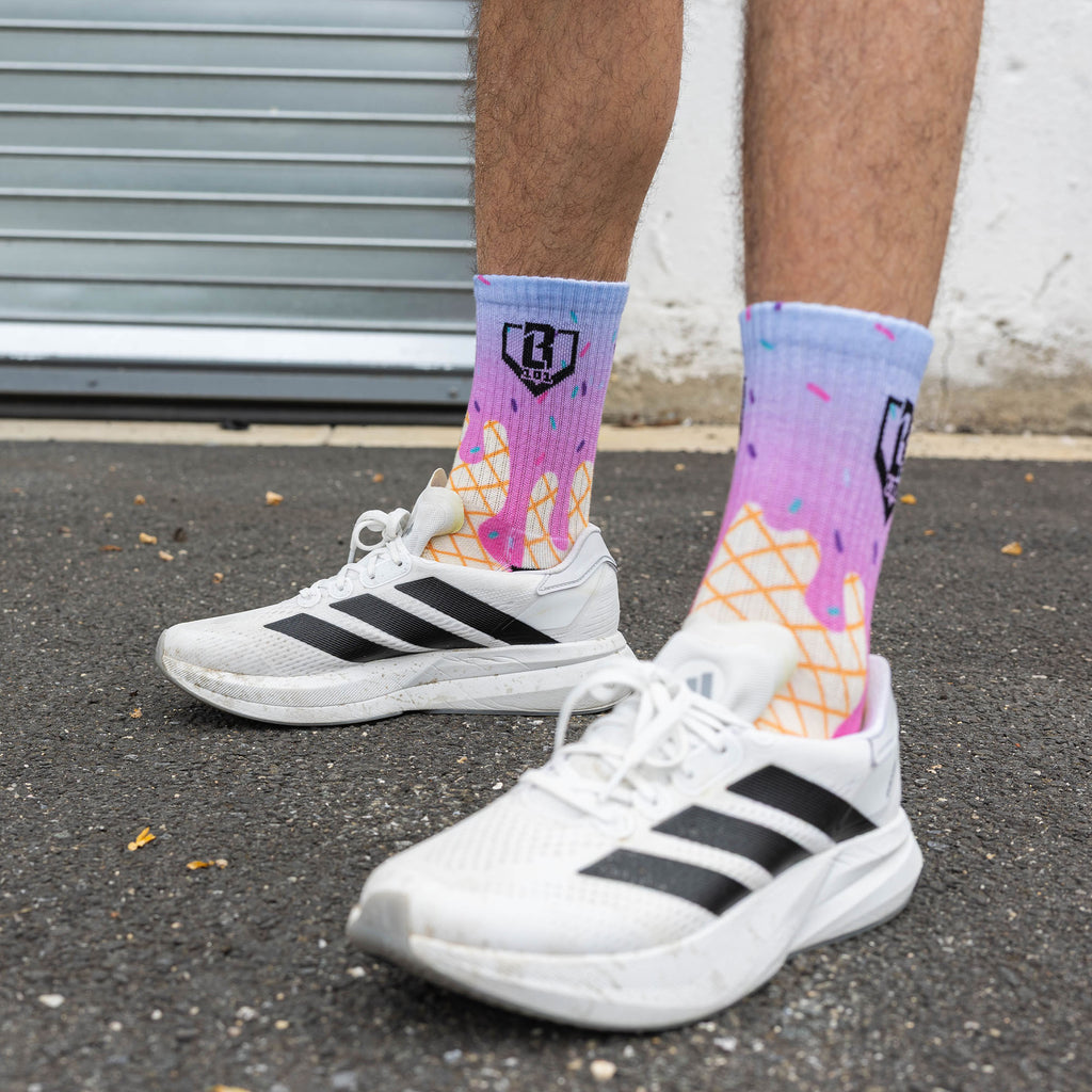 Ice Cream Performance Socks - Galaxy 3-Pack