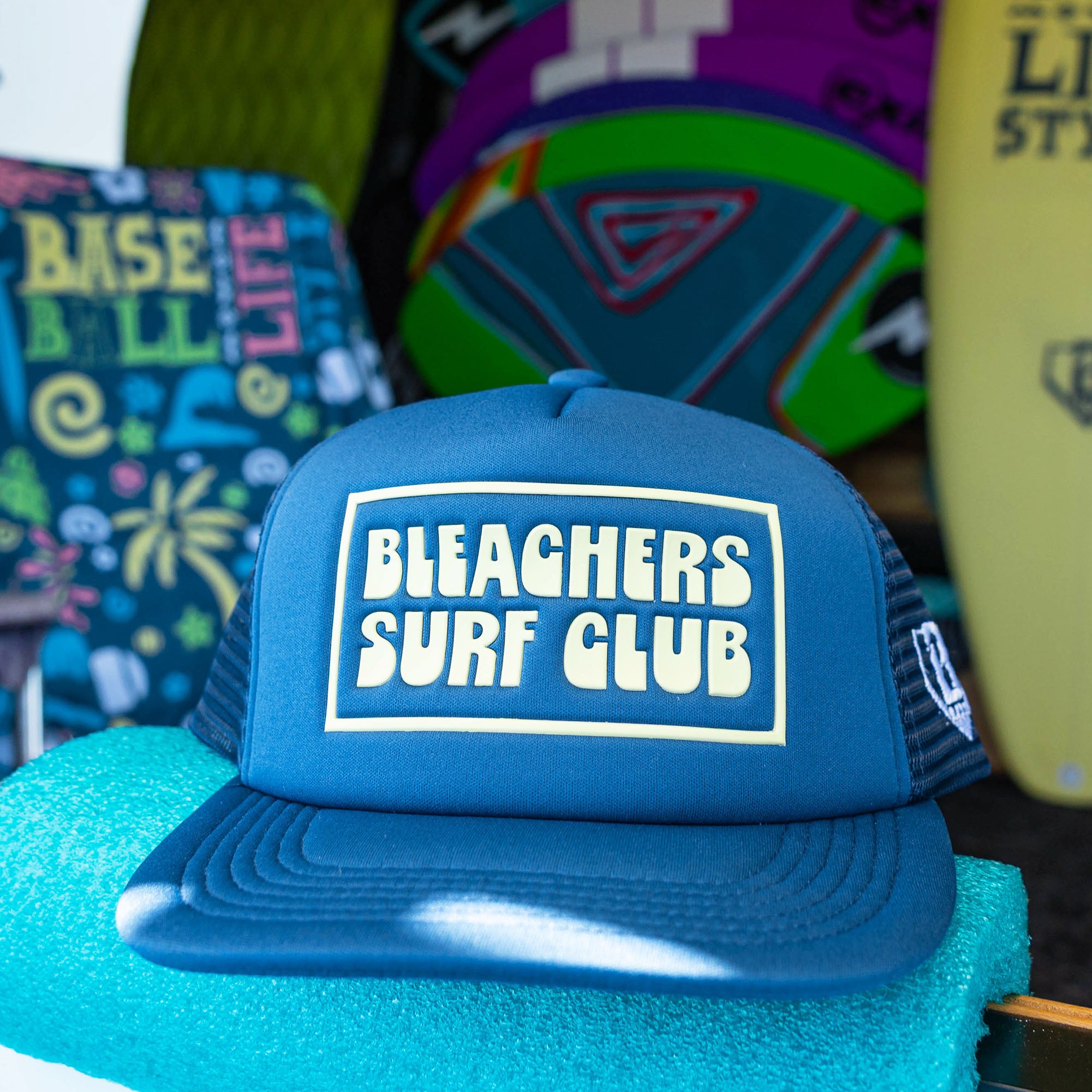 Bleachers Surf Club Foam Trucker Hat - Baseball Lifestyle 101