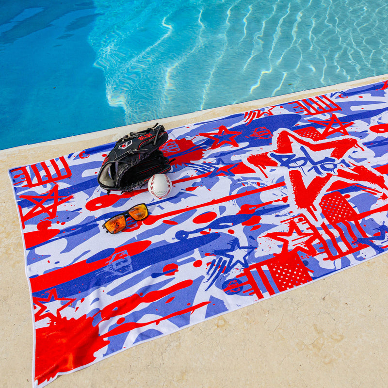 Graffiti Stars Towel