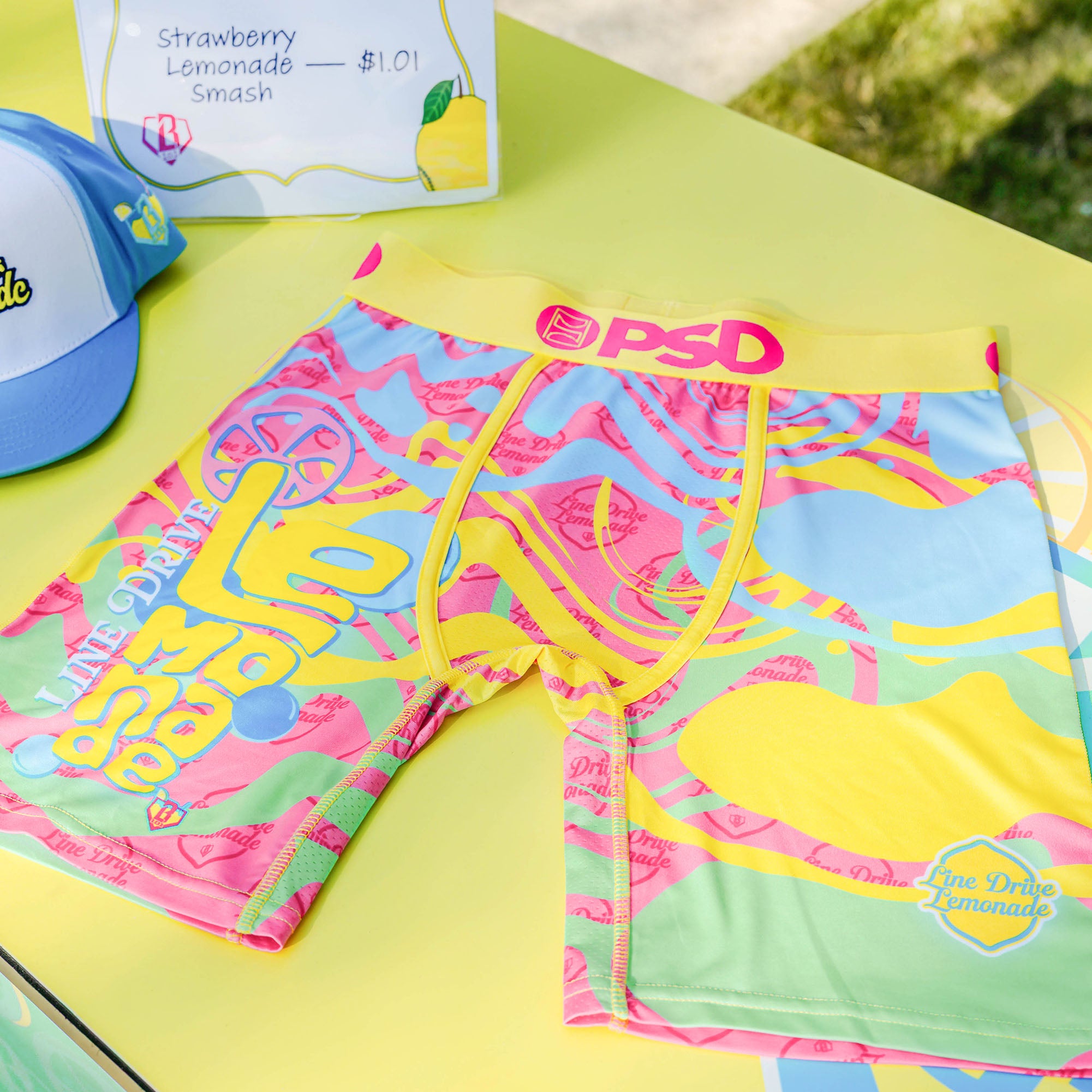 BL101 X PSD Lemon Summer 3-Pack Underwear - Baseball Lifestyle 101