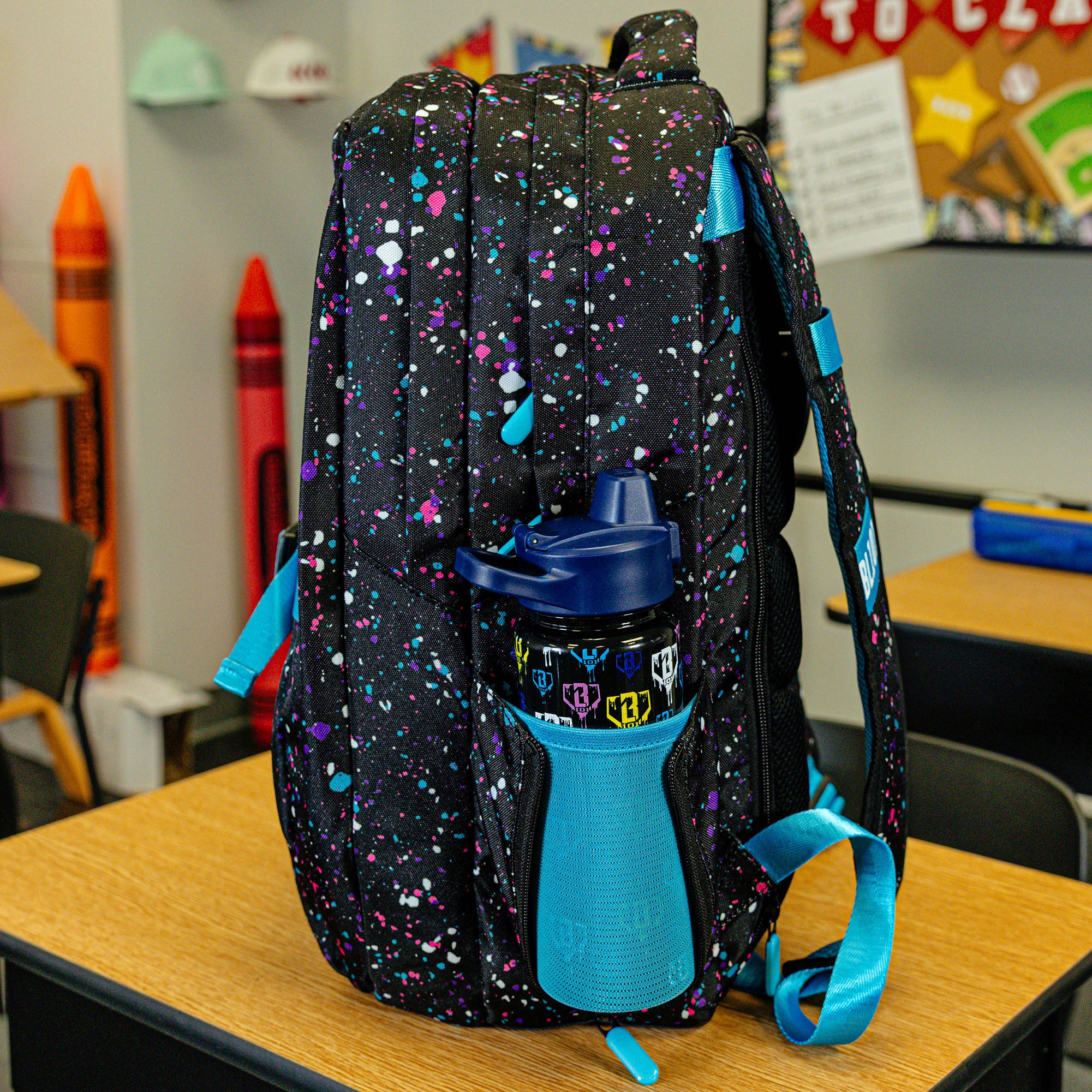 Galaxy Splatter SZN 2 backpack — back view