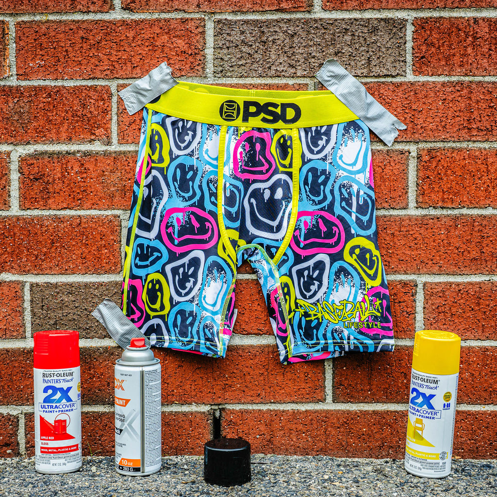 Multi-color Sundae Bomber 3-pack underwear — styled product shot