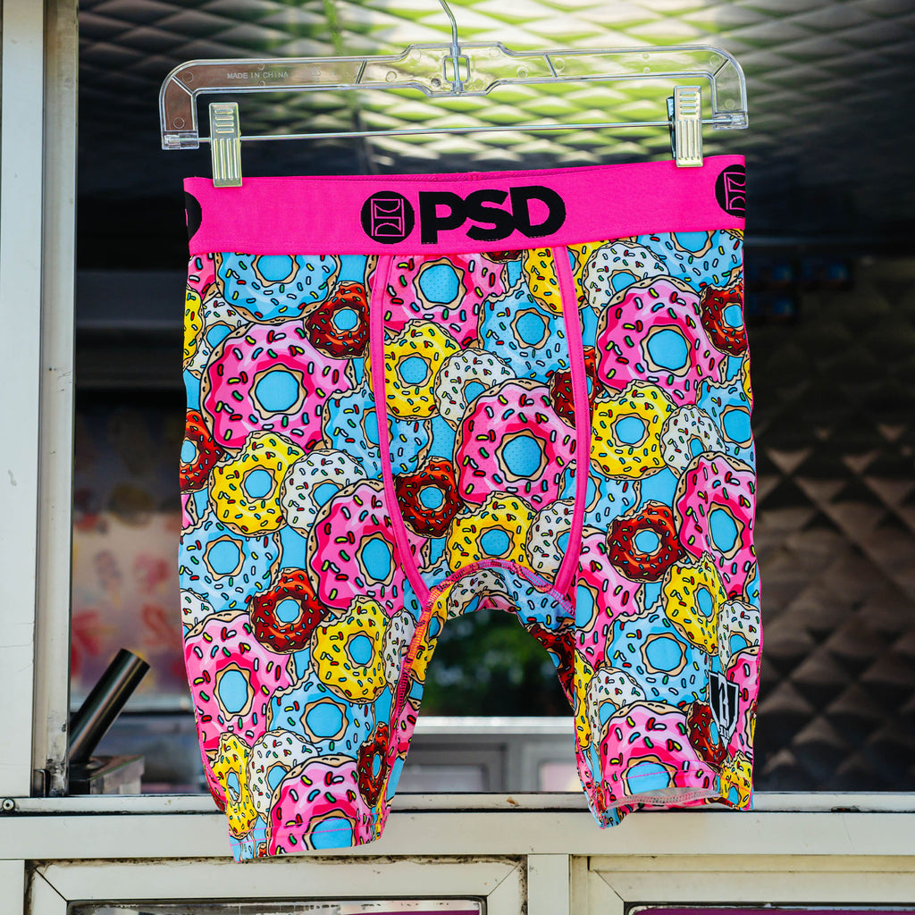 Multi-color Donut underwear — styled product shot