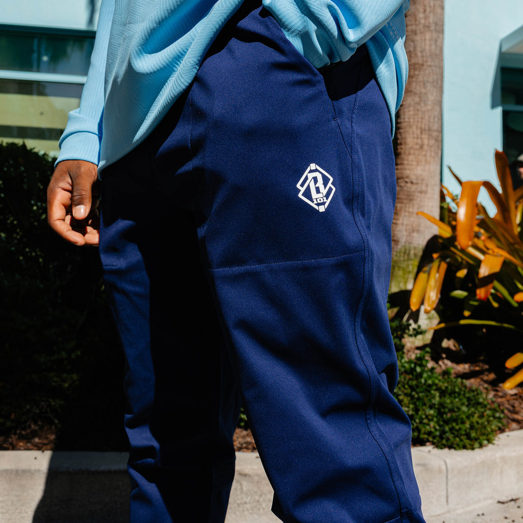 Pro Series Active Youth Pants - Navy/White