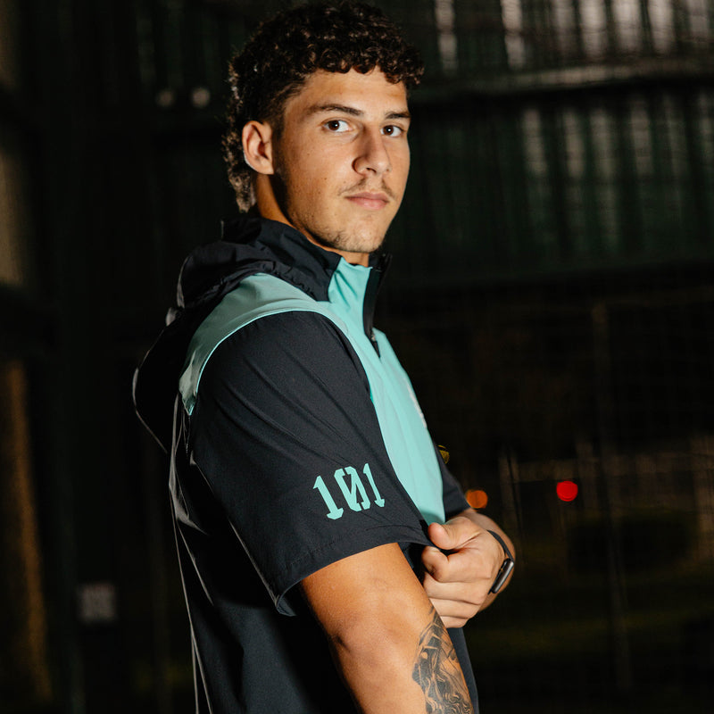 Diamond Tech Pro Cage Jacket - Black/Teal