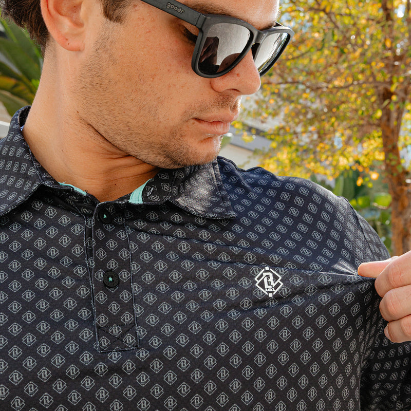 Pro Series Elite Polo - Black/Gray