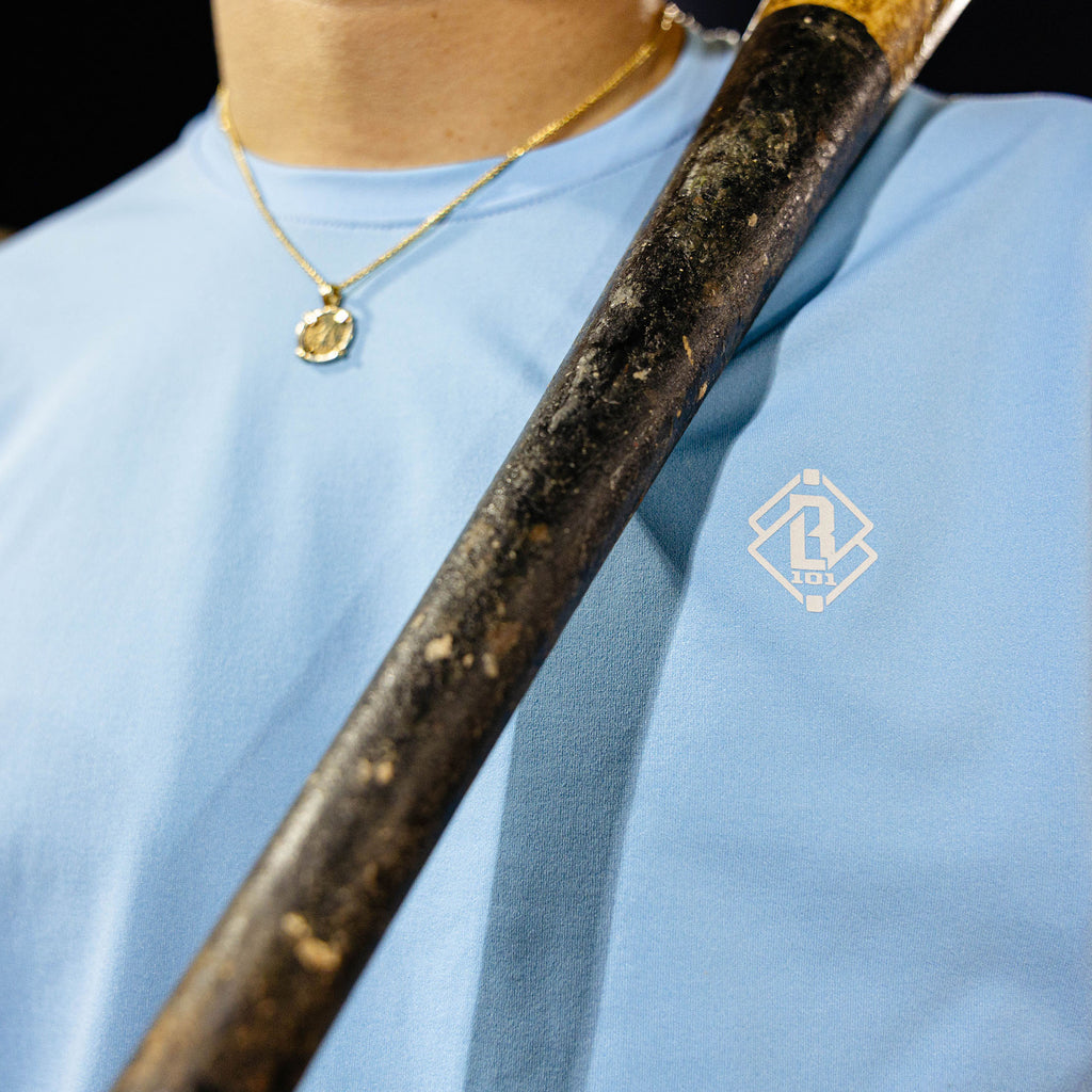 Diamond Tech Vented Youth Tee - Blue