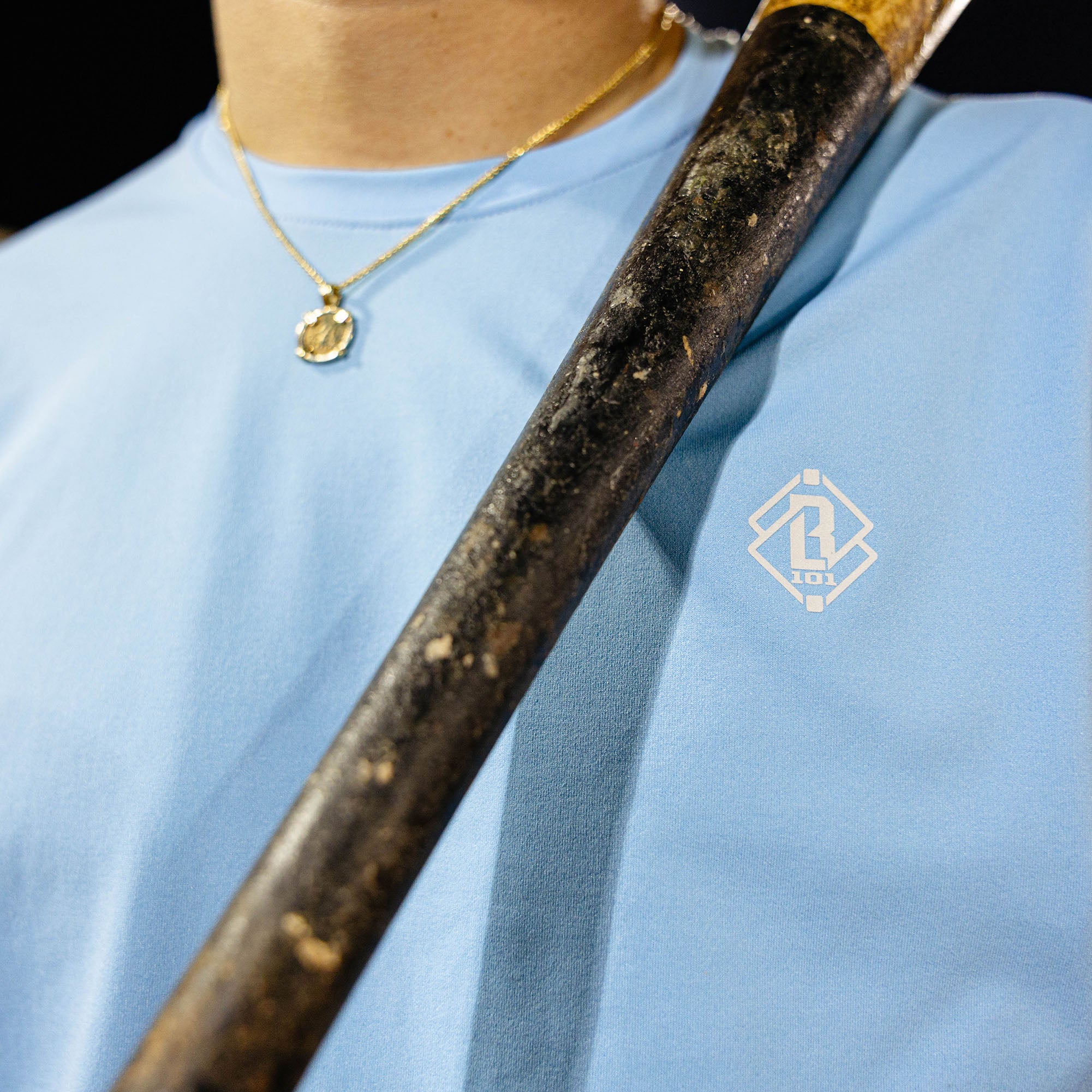 Diamond Tech Vented Youth Tee - Blue