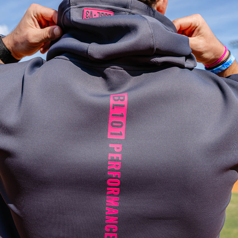 BSBL-SZN Short Sleeve Hoodie V3 - Dark Gray