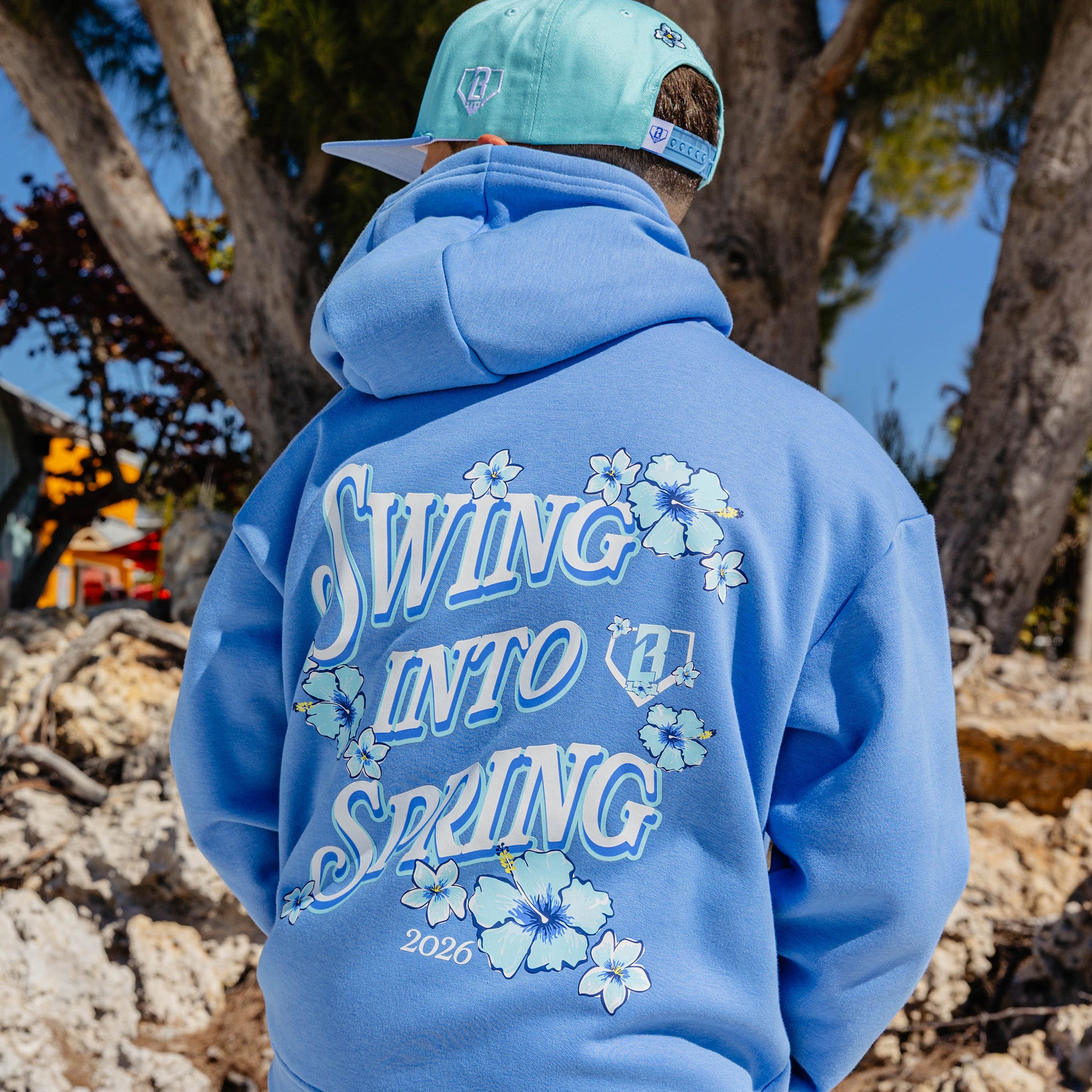 Field Of Flowers Youth Hoodie - Baseball Lifestyle 101