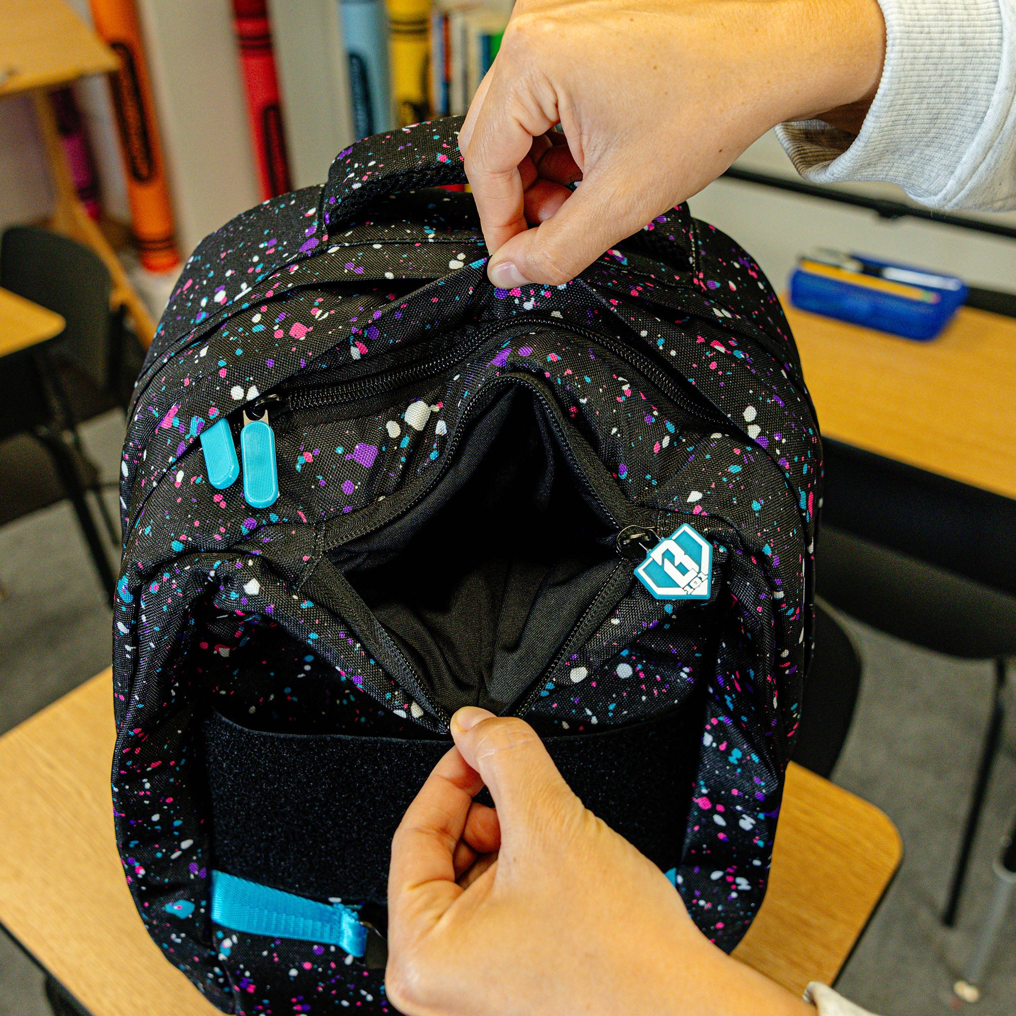 Splatter SZN 2 Backpack - Galaxy - Baseball Lifestyle 101