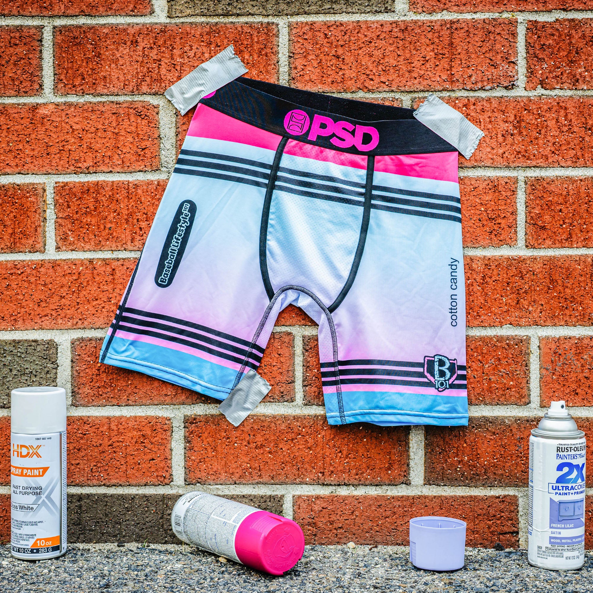 Multi-color Sundae Bomber 3-pack underwear — styled product shot