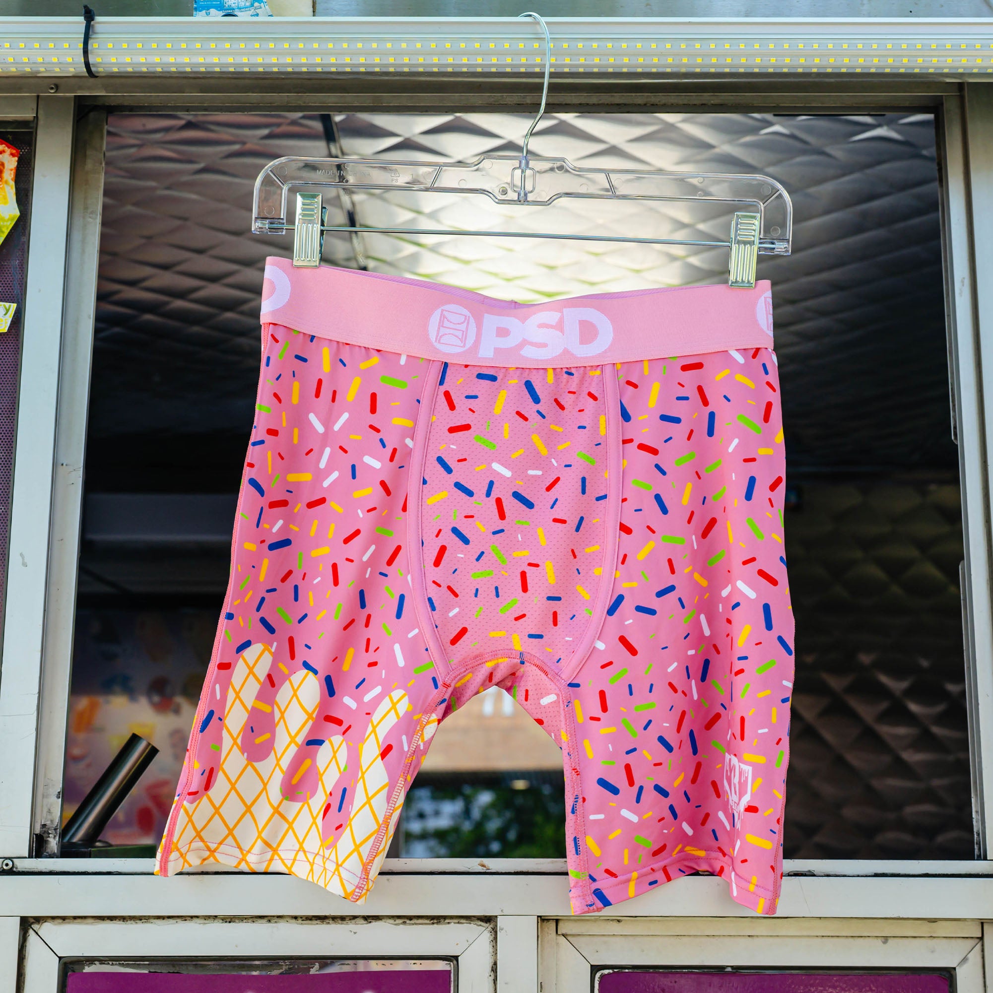 Multi-color Ice Cream Strawberry underwear — styled product shot